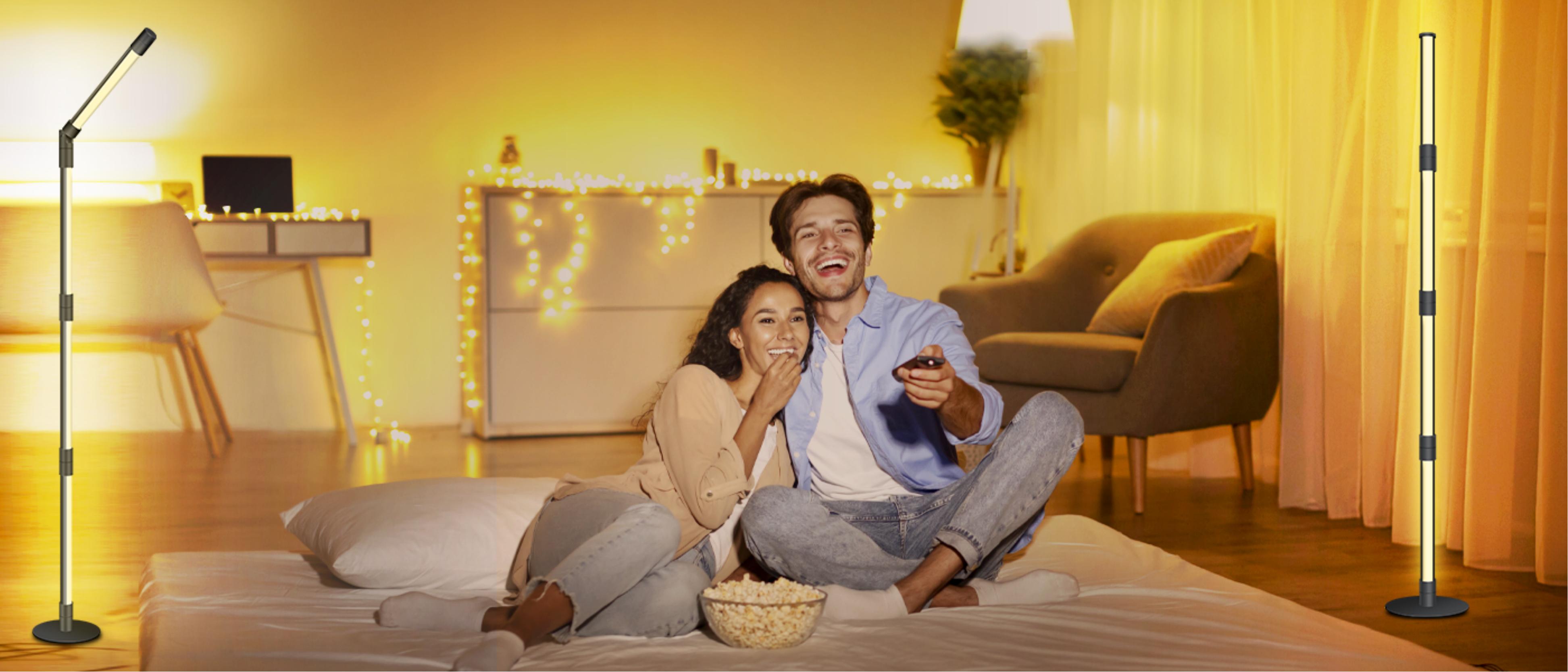 GVVOO HOME:DIY bluetooth floor lamp，Floor lamp，Atmosphere lamp，