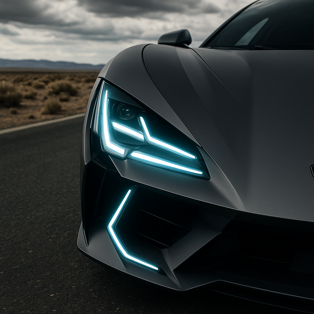 automobile，concept，Sports car，Metal，cmf，