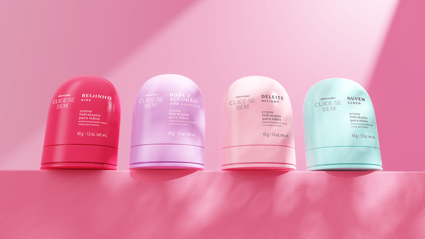 Cuide-se Bem，packing design，Hand Cream，User experience，O Boticário，