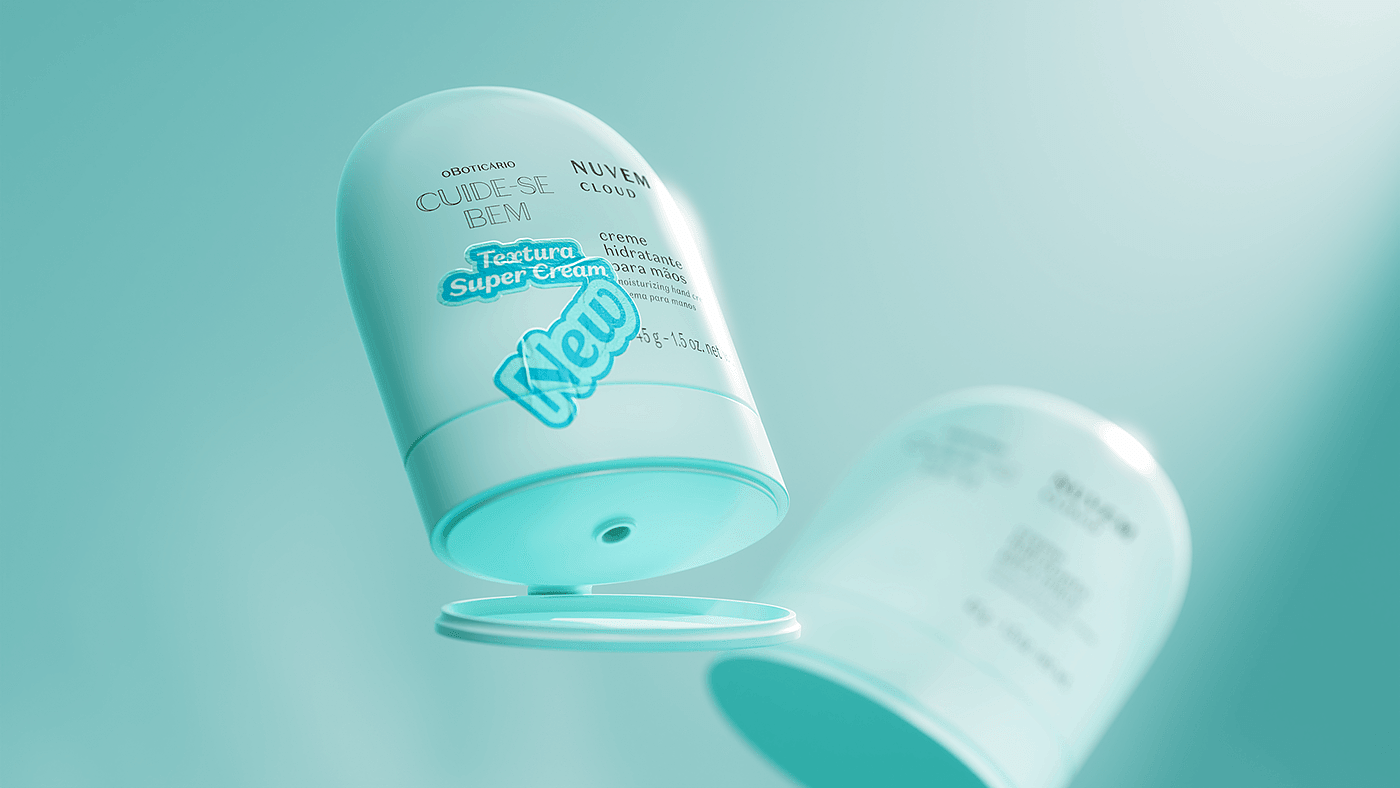 Cuide-se Bem，packing design，Hand Cream，User experience，O Boticário，
