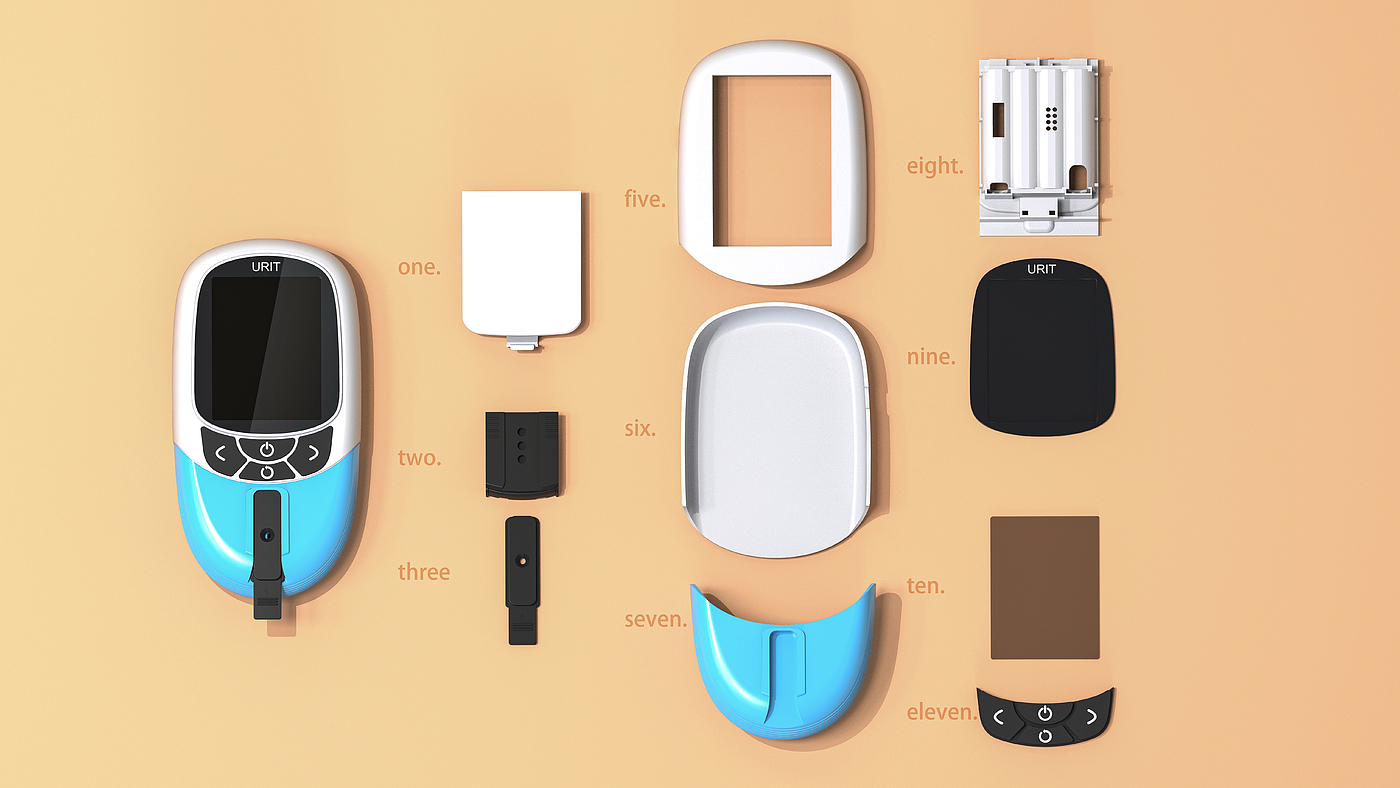 Gehu，Medical products，Handheld products，Blood glucose meter，