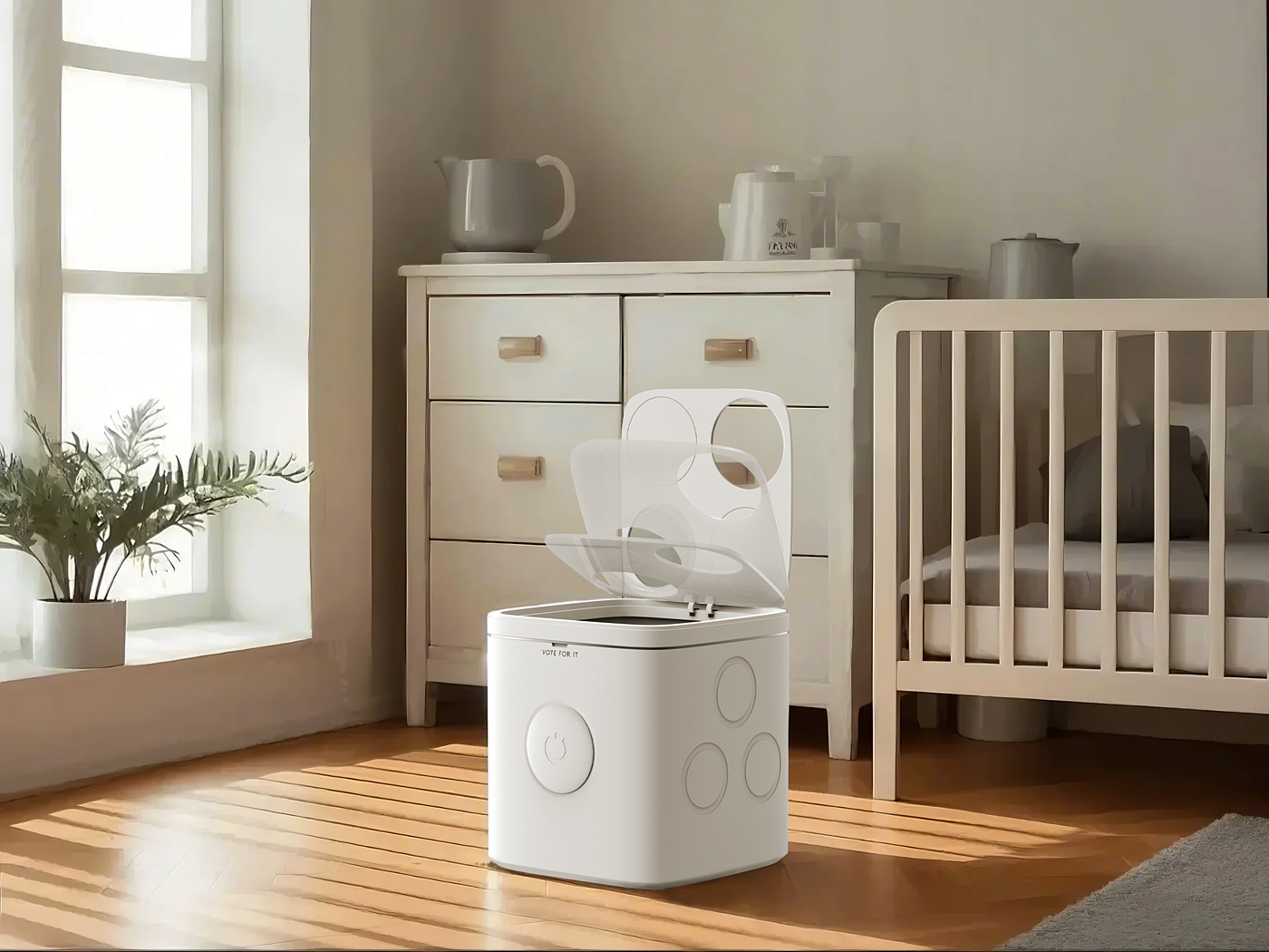 Trash Bin Design, Product Design, Trash Bin，
