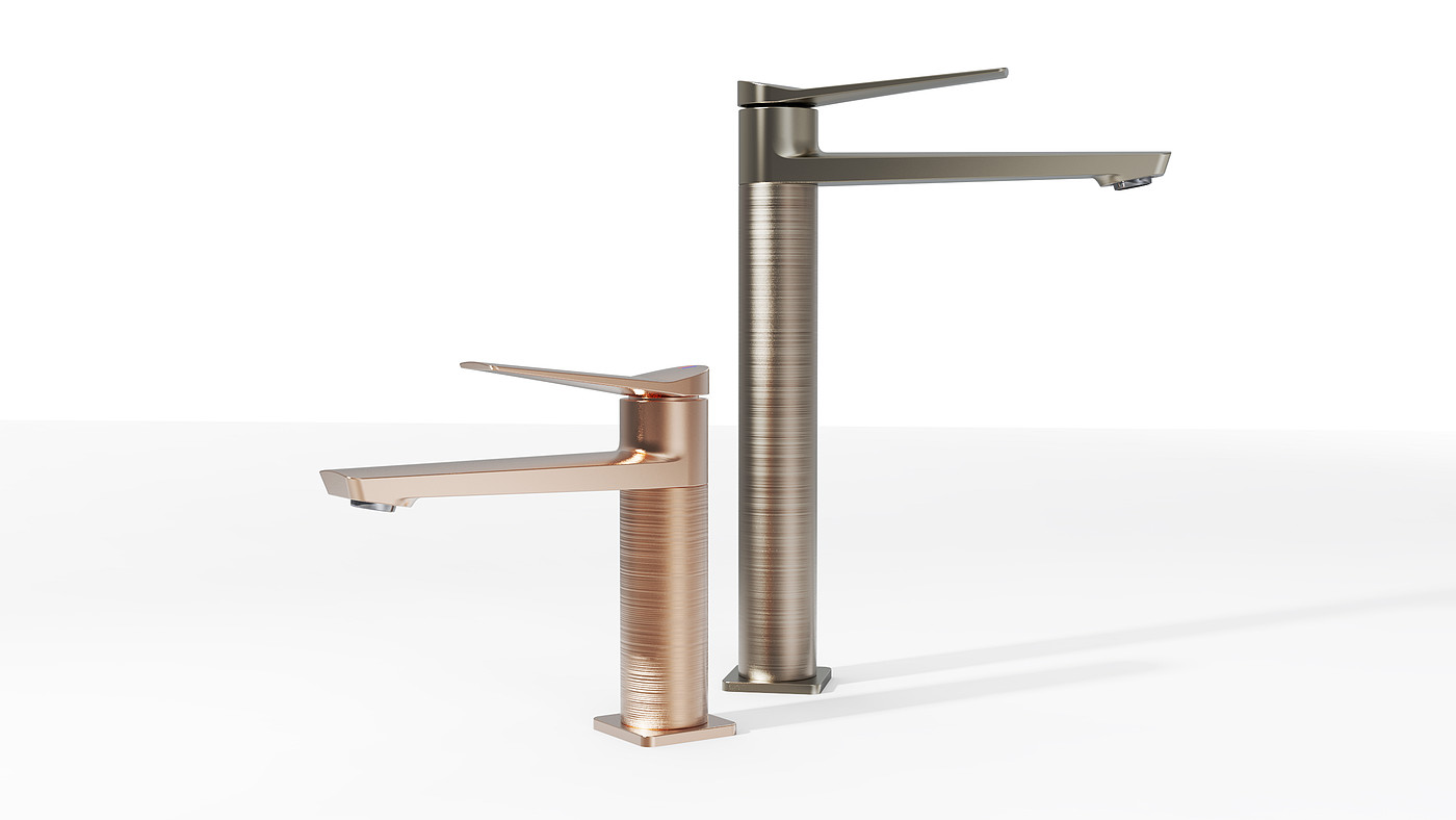 # Basin faucet，#Industrial Design，# Original design，# Design without borders，# Bathroom Design，# Basin faucet design，# Design，# Good things to share，