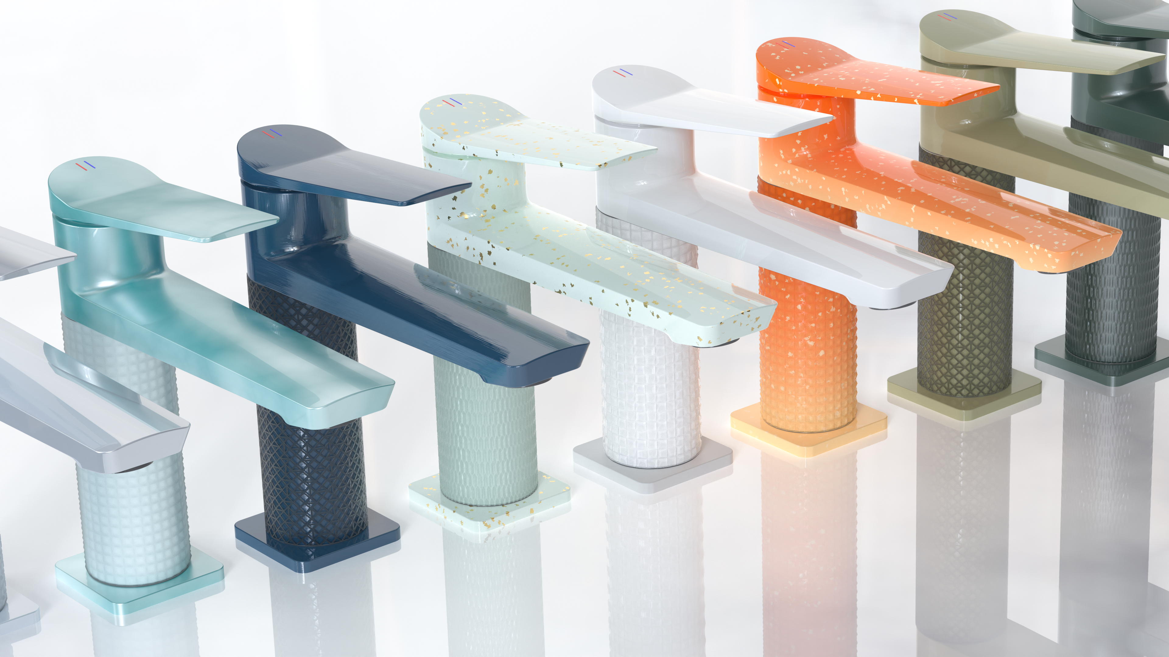 # Basin faucet，#Industrial Design，# Original design，# Design without borders，# Bathroom Design，# Basin faucet design，# Design，# Good things to share，