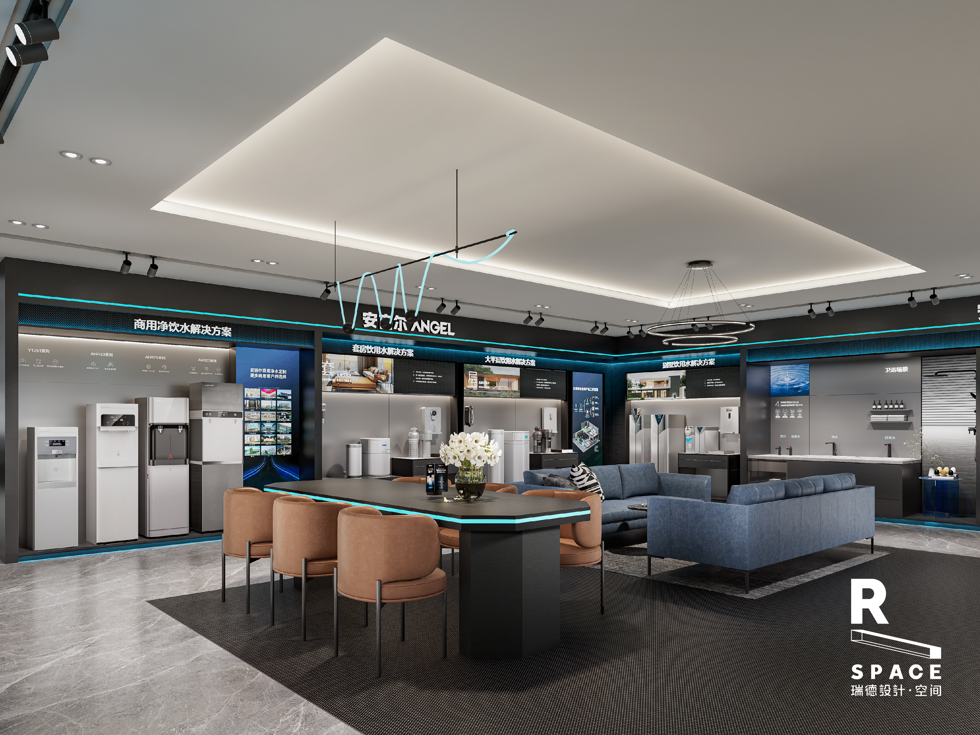 Original works，space，Commercial space design，Red design，space design ，Angel，Si design，Red design · space，