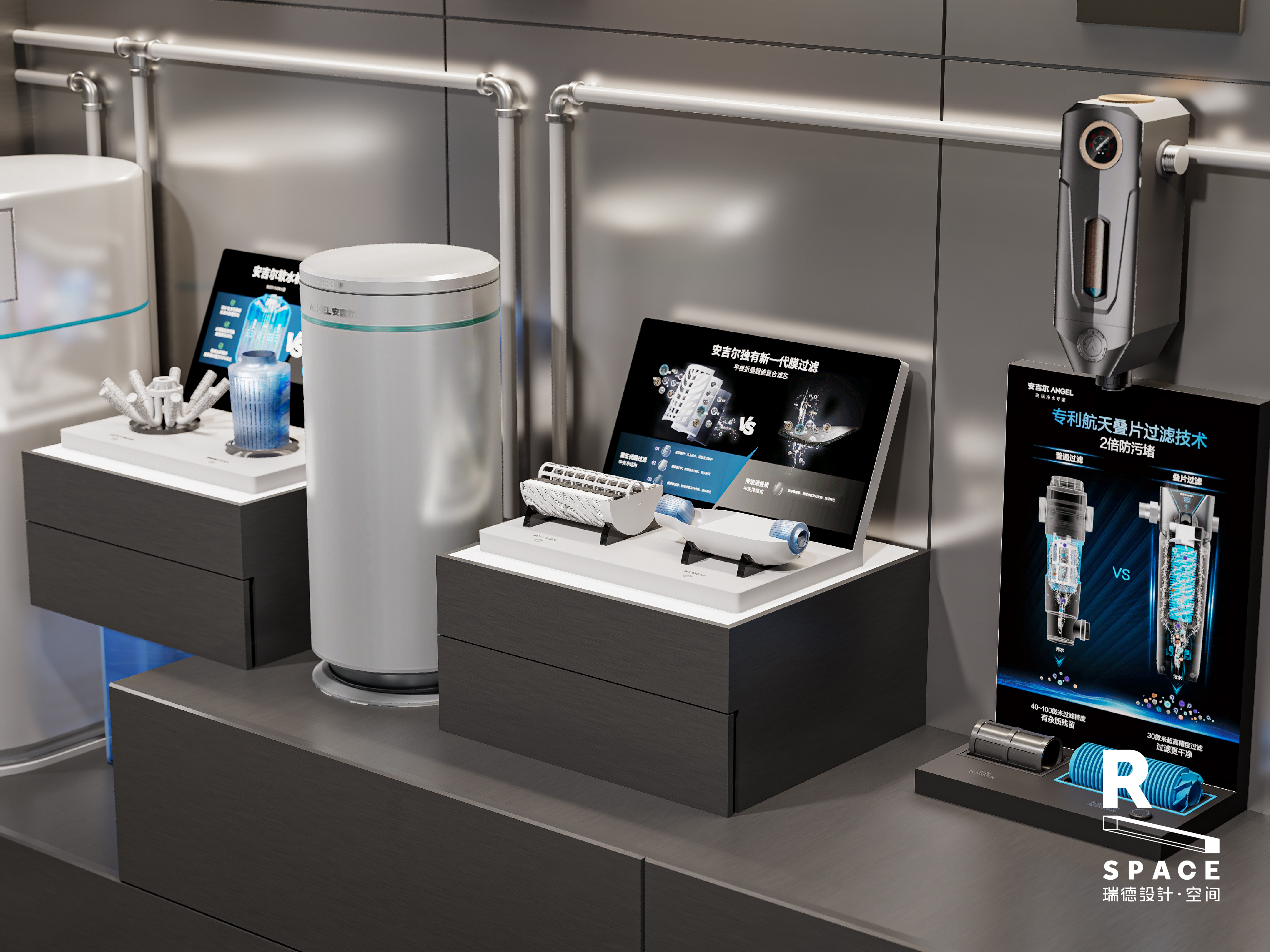 Original works，space，Commercial space design，Red design，space design ，Angel，Si design，Red design · space，