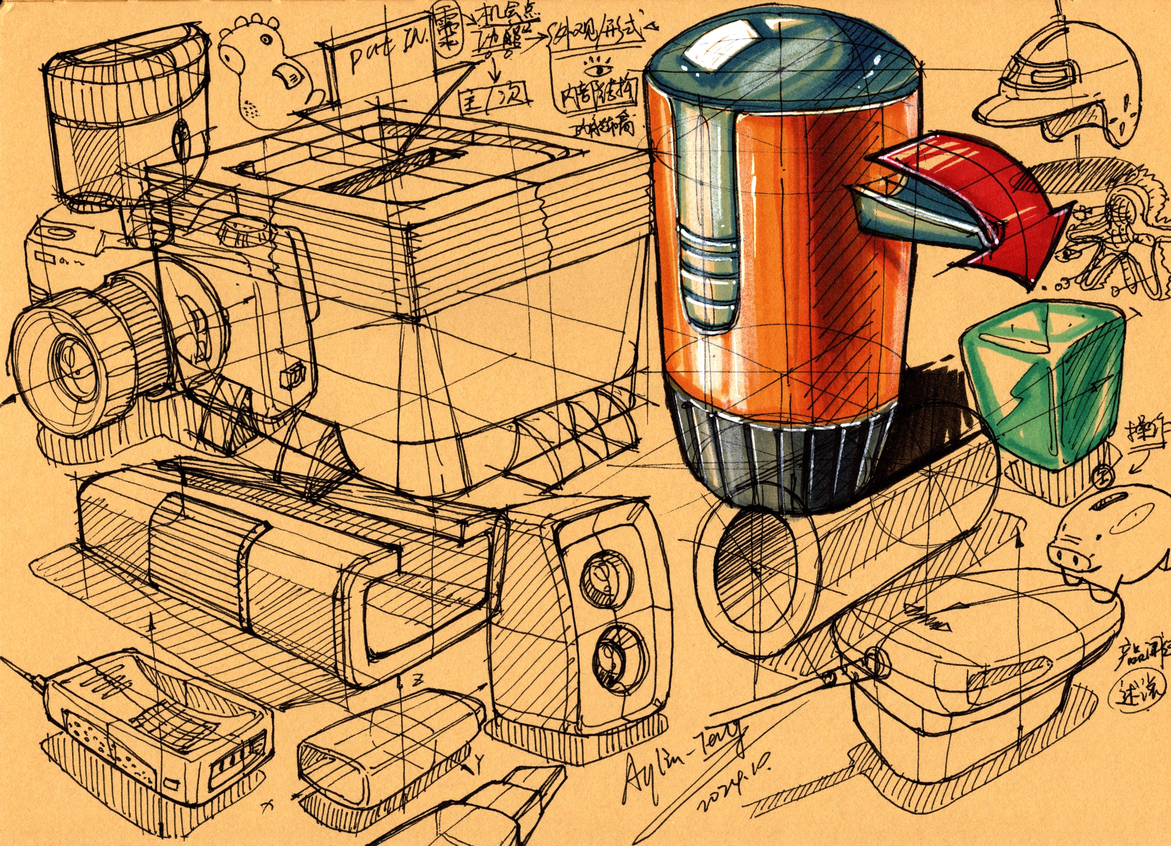 Design，product design，industrial design，Hand drawn product design，Hand drawn industrial design，Product design postgraduate entrance examination，Postgraduate entrance examination for industrial design，Dream-chasing Design Postgraduate Entrance Examination，