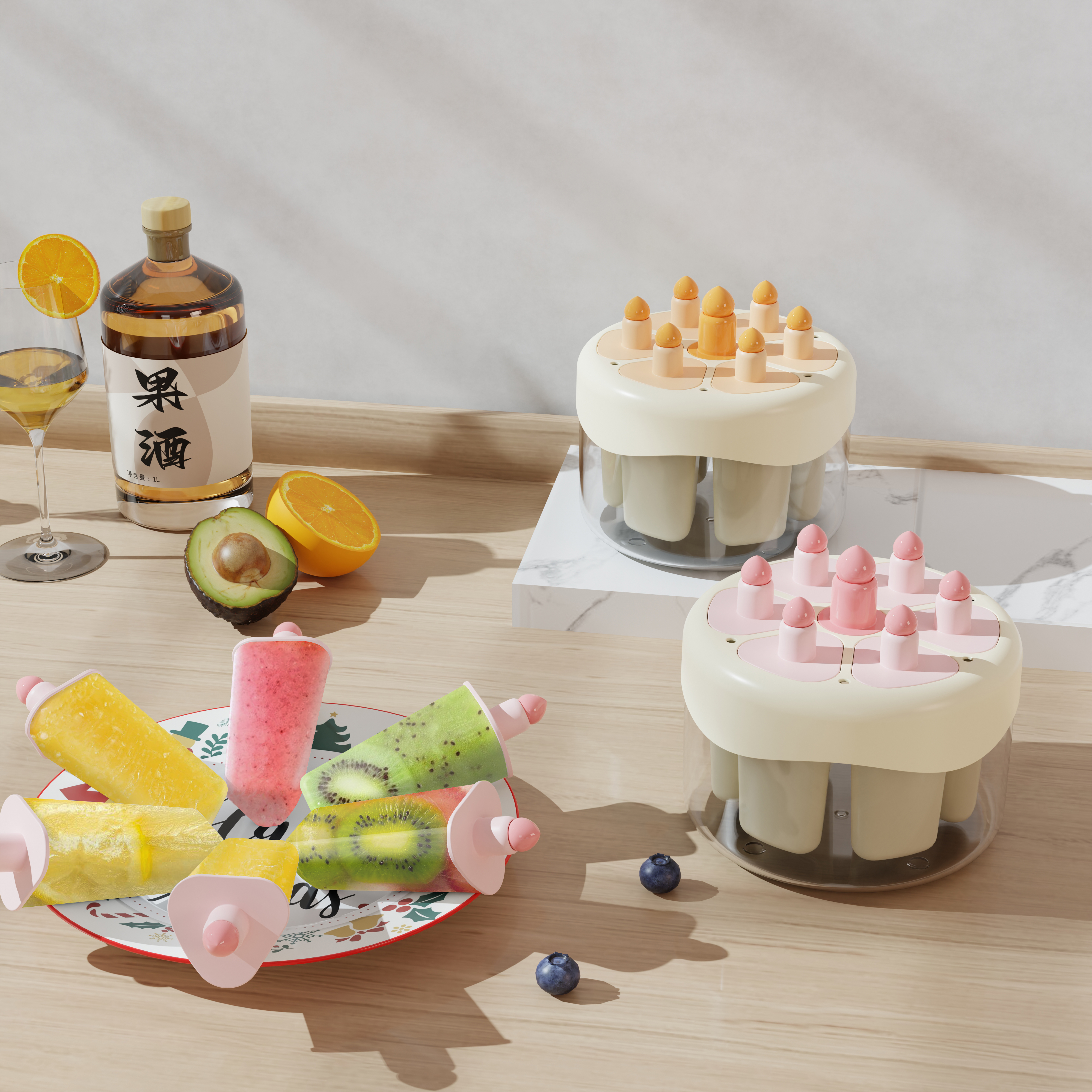 Home department store，Ice cream mold，Receive，kitchen，lovely，Cartoon，product design，Kitchenware，