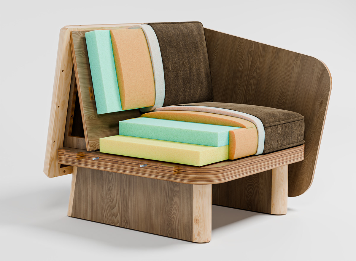 DAY，modularization，Eco-friendly furniture，CNC Cutting，Sustainable production，