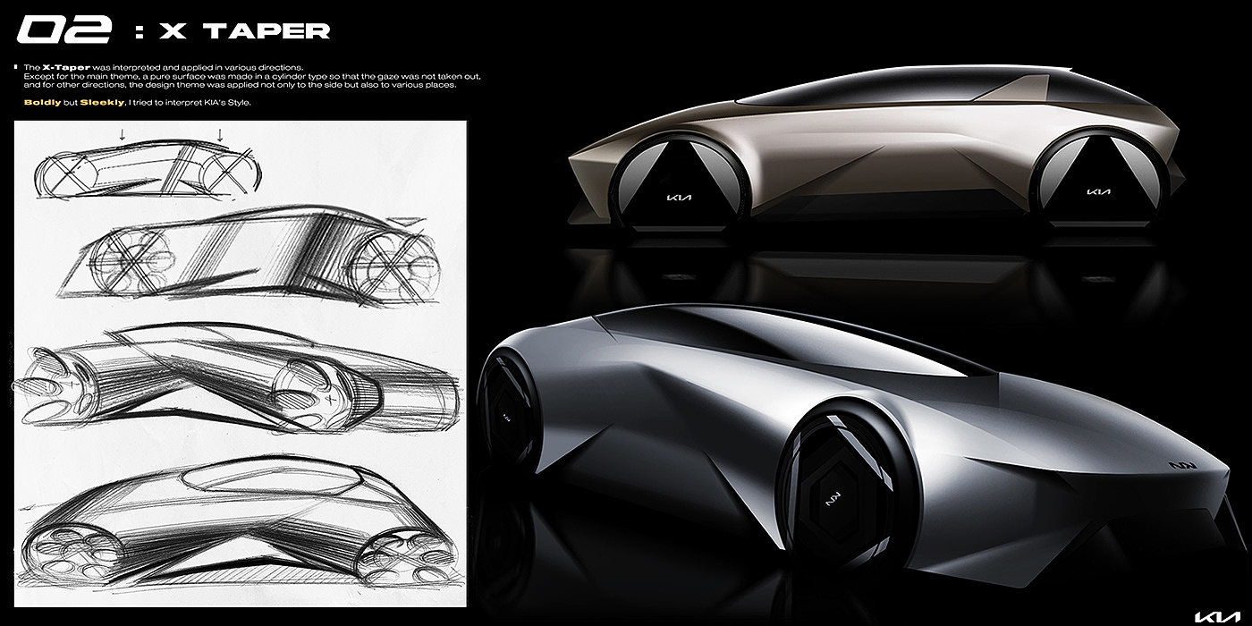 KIA PULSE，Urban Racer，Graduation project，Compact two-seater，