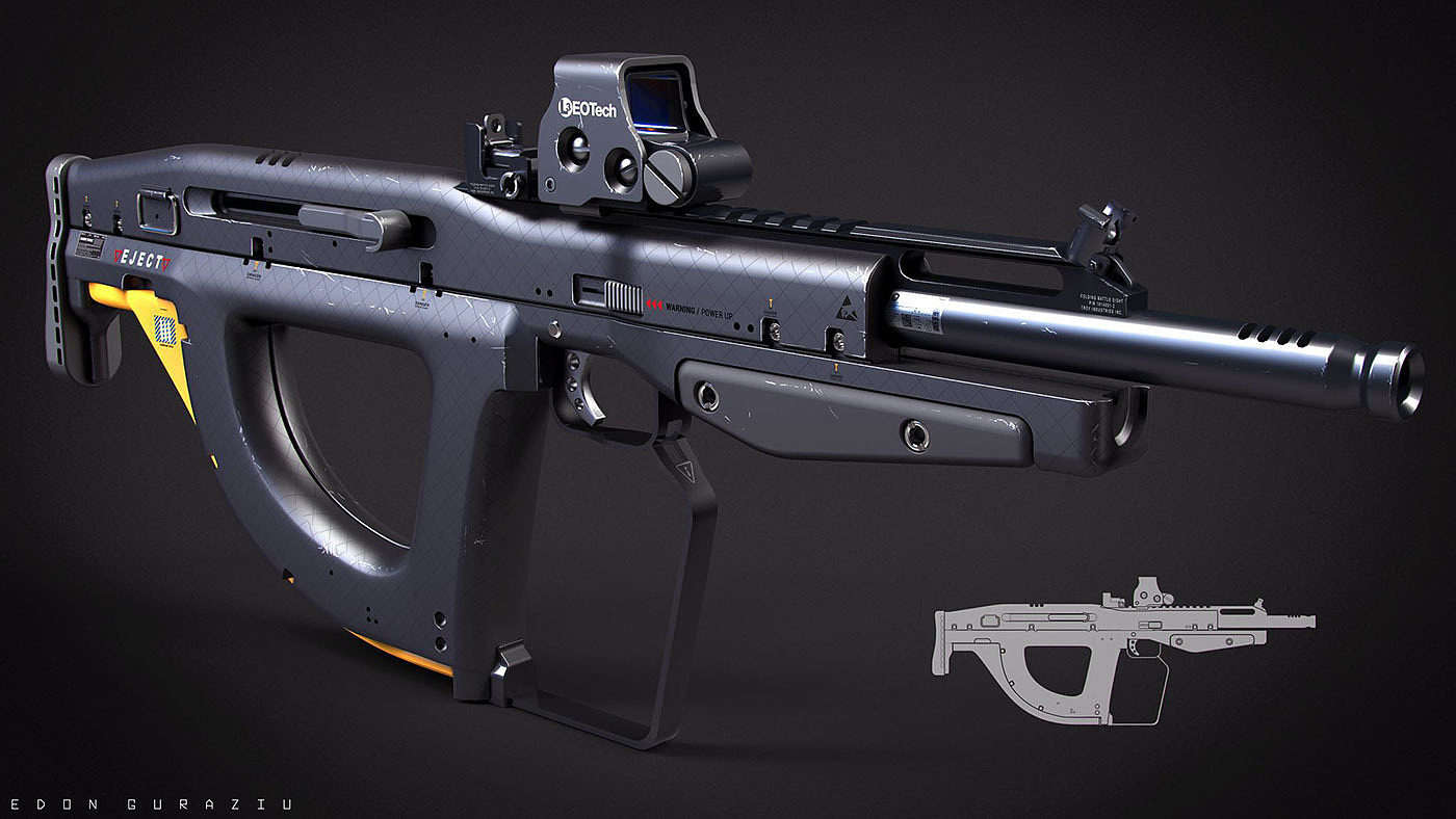 industrial design，conceptual design，arms，firearms，