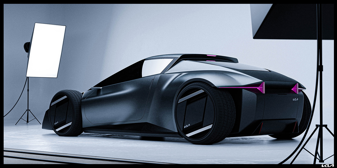 KIA PULSE，Urban Racer，Graduation project，Compact two-seater，