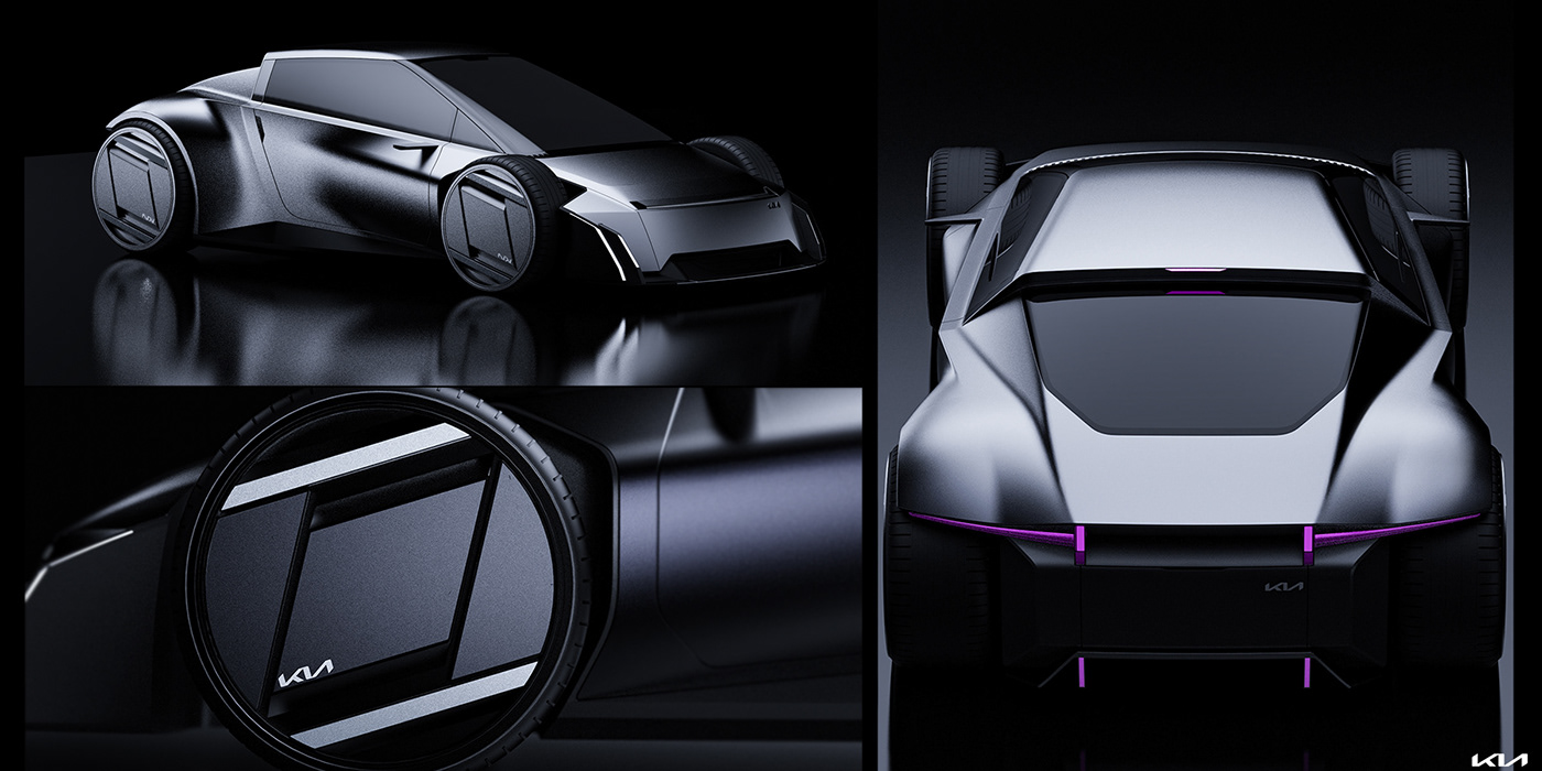 KIA PULSE，Urban Racer，Graduation project，Compact two-seater，
