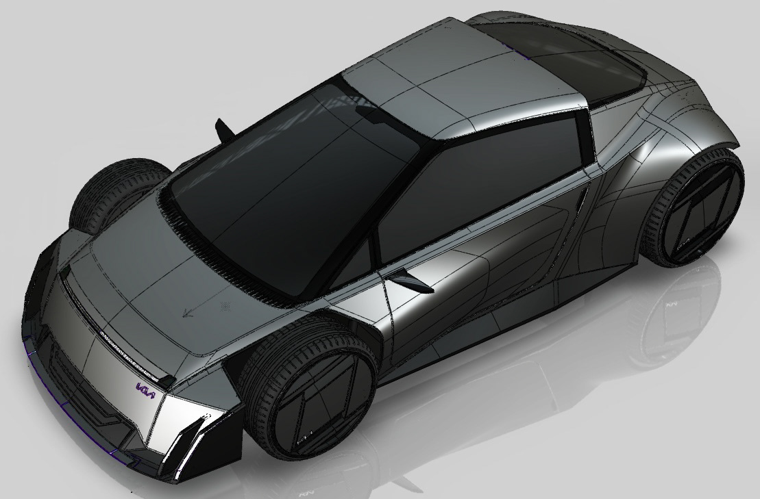 KIA PULSE，Urban Racer，Graduation project，Compact two-seater，