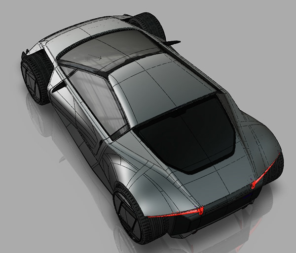 KIA PULSE，Urban Racer，Graduation project，Compact two-seater，