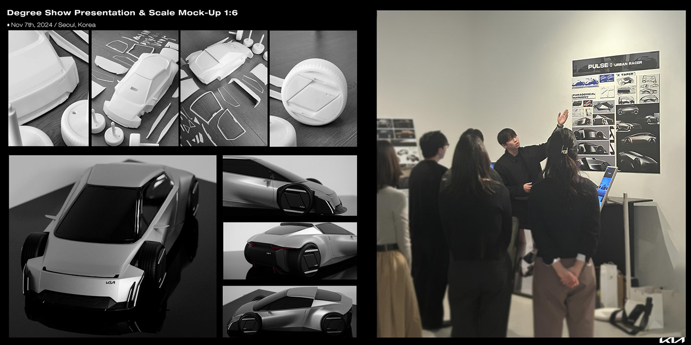 KIA PULSE，Urban Racer，Graduation project，Compact two-seater，