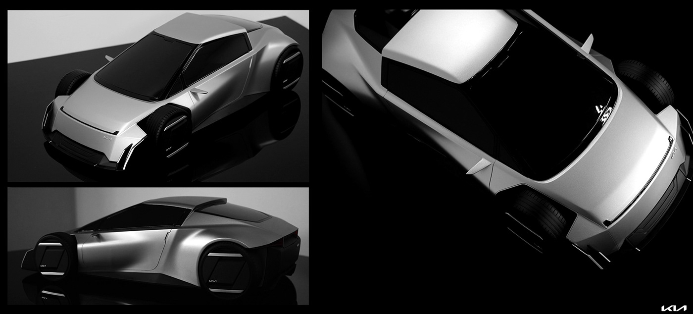 KIA PULSE，Urban Racer，Graduation project，Compact two-seater，