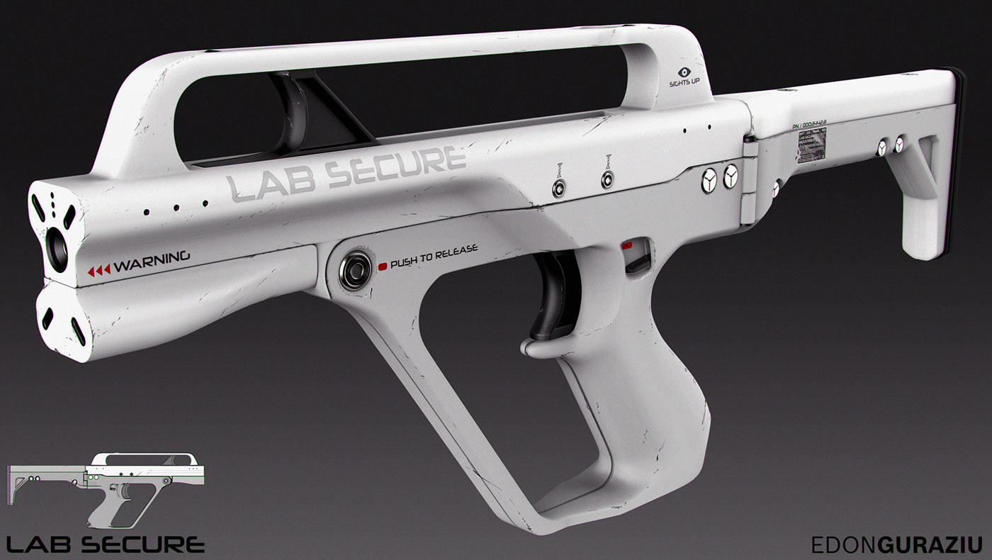 industrial design，conceptual design，arms，firearms，