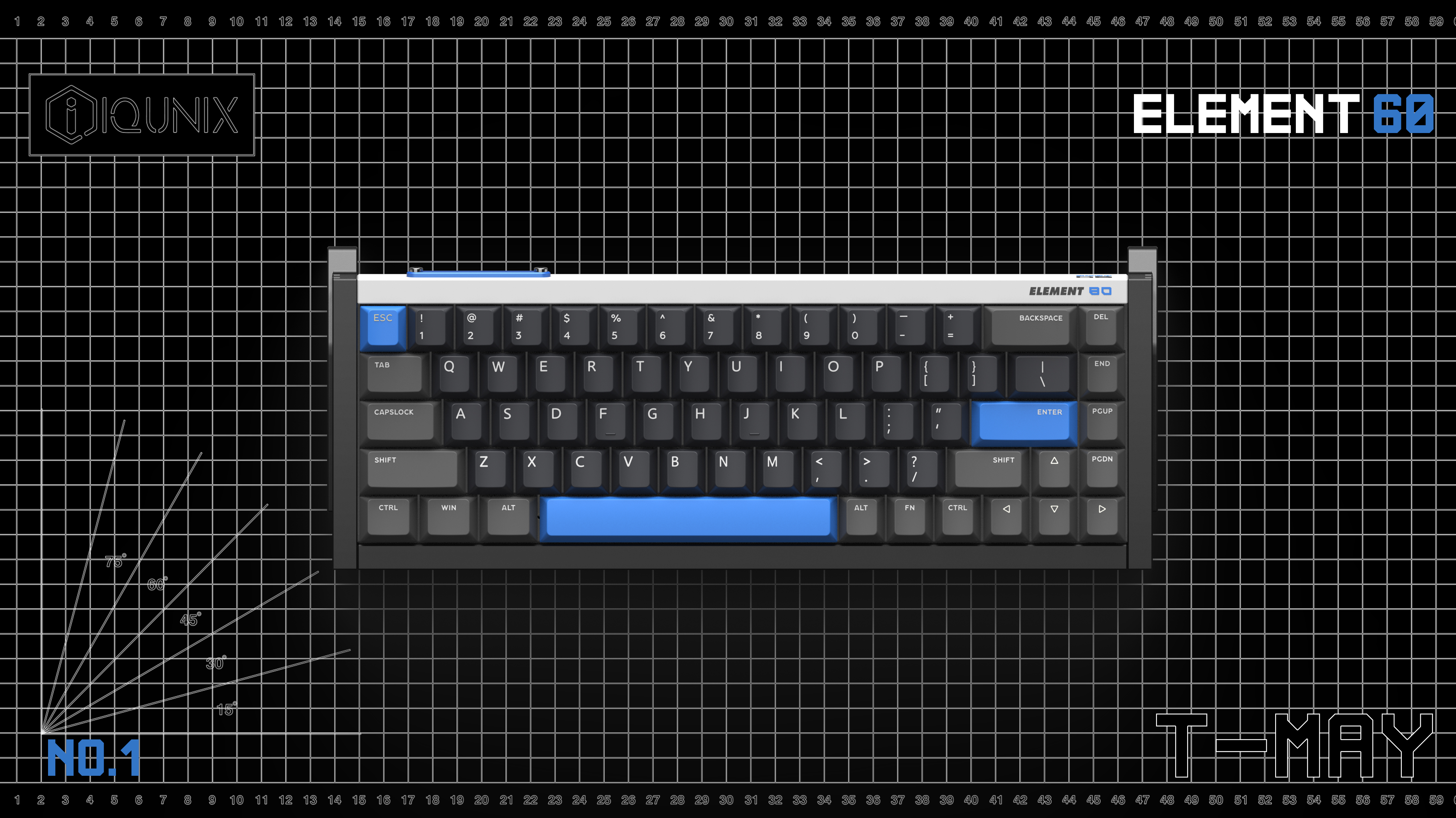 Magnetic axis keyboard，