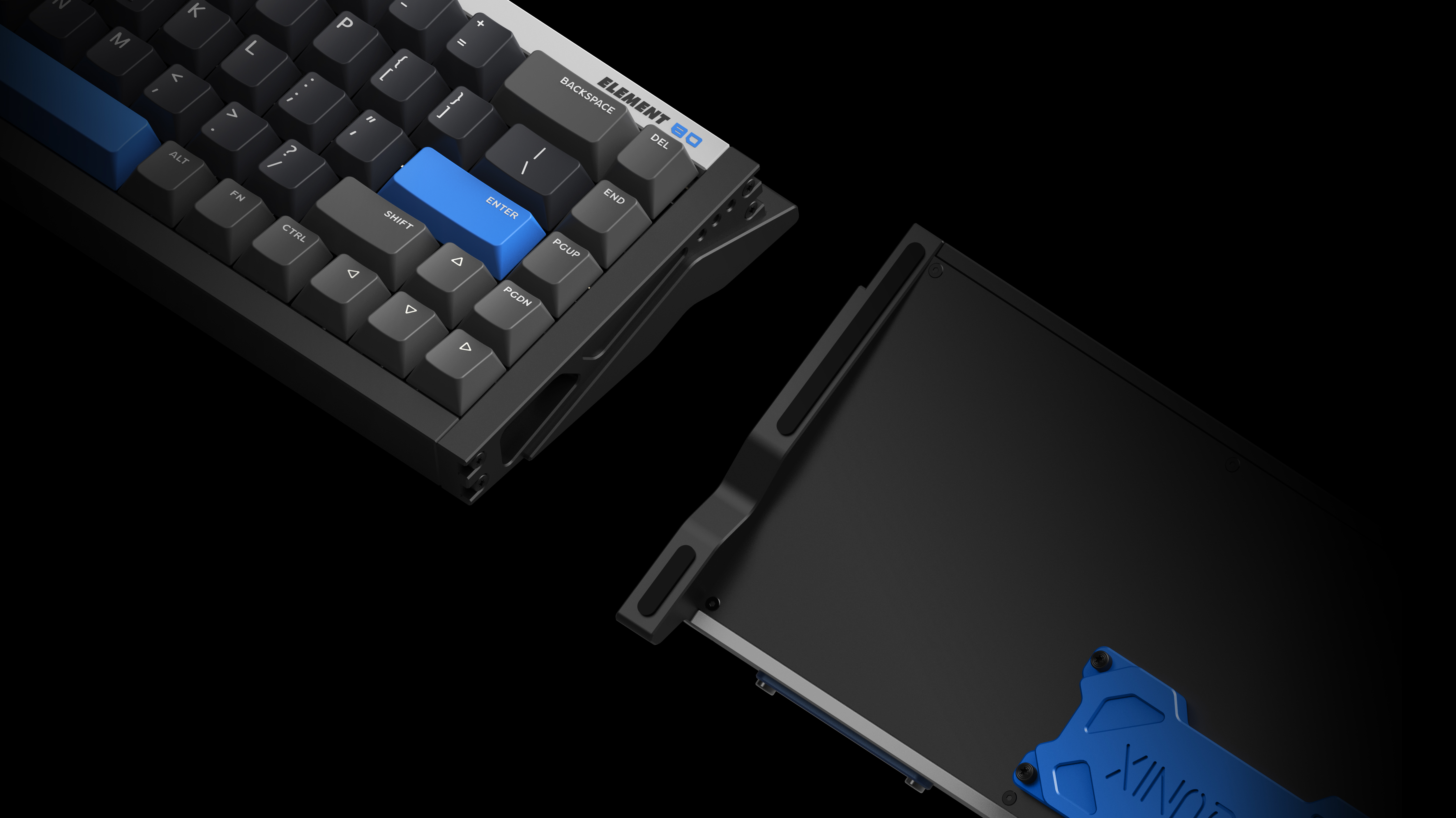 Magnetic axis keyboard，