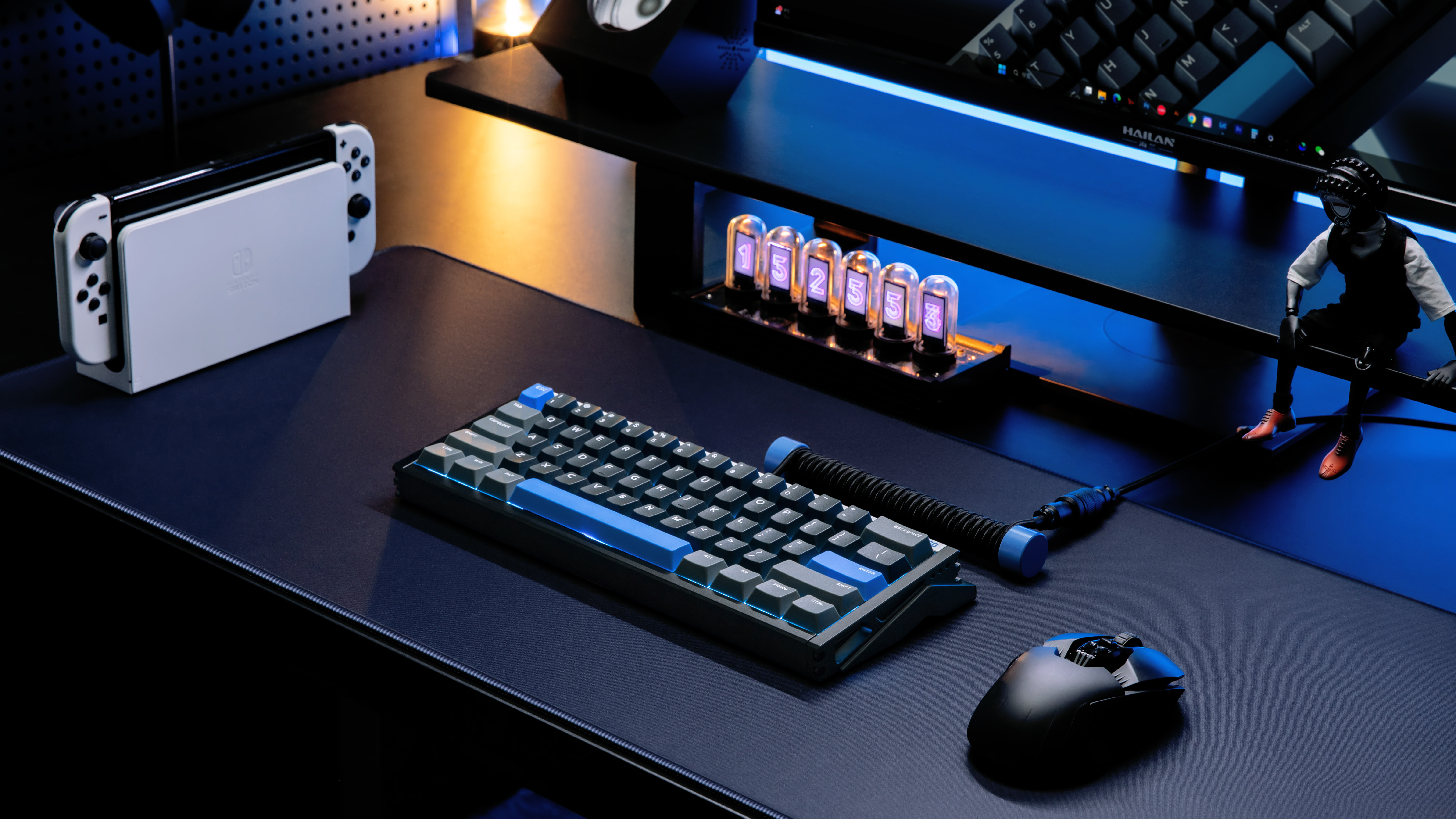 Magnetic axis keyboard，