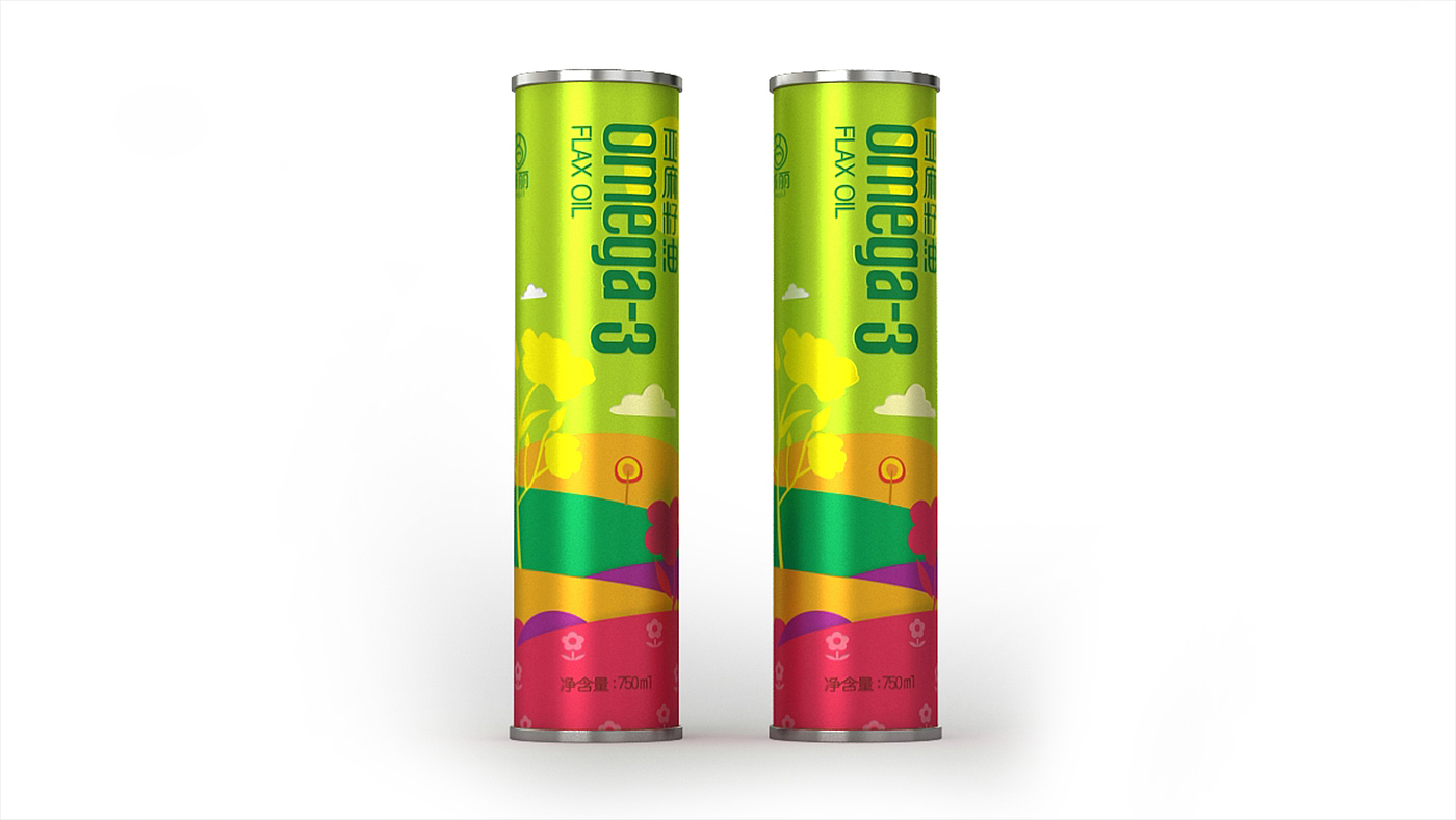 Packaging Design of Maternal and Infant Products，Flaxseed packaging design，FMCG Food Package Design，