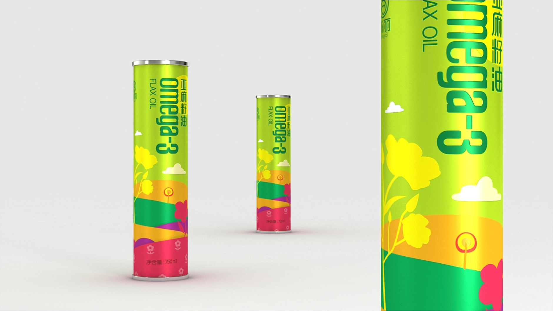 Packaging Design of Maternal and Infant Products，Flaxseed packaging design，FMCG Food Package Design，