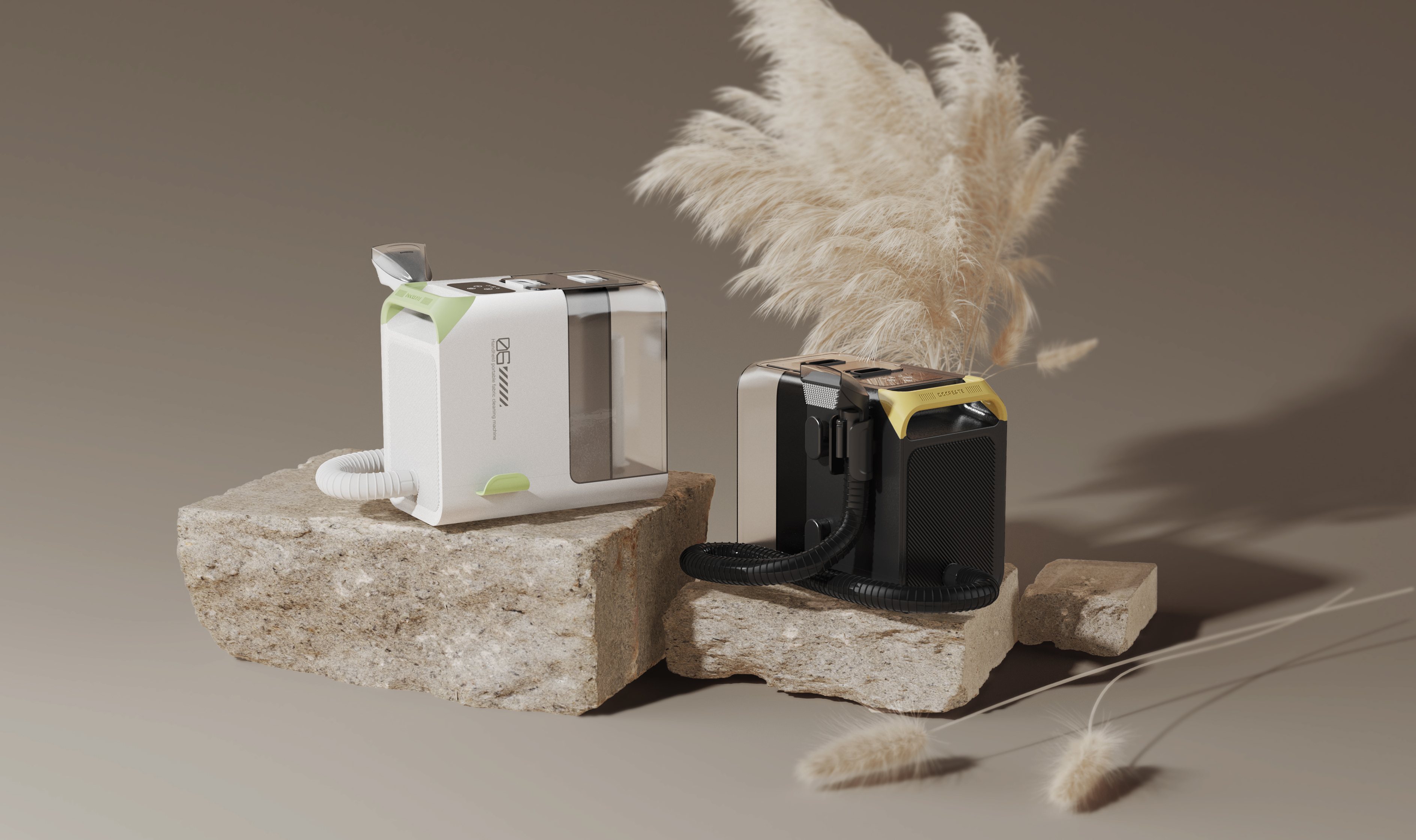 Fabric cleaning machine, brand design, home appliance design，