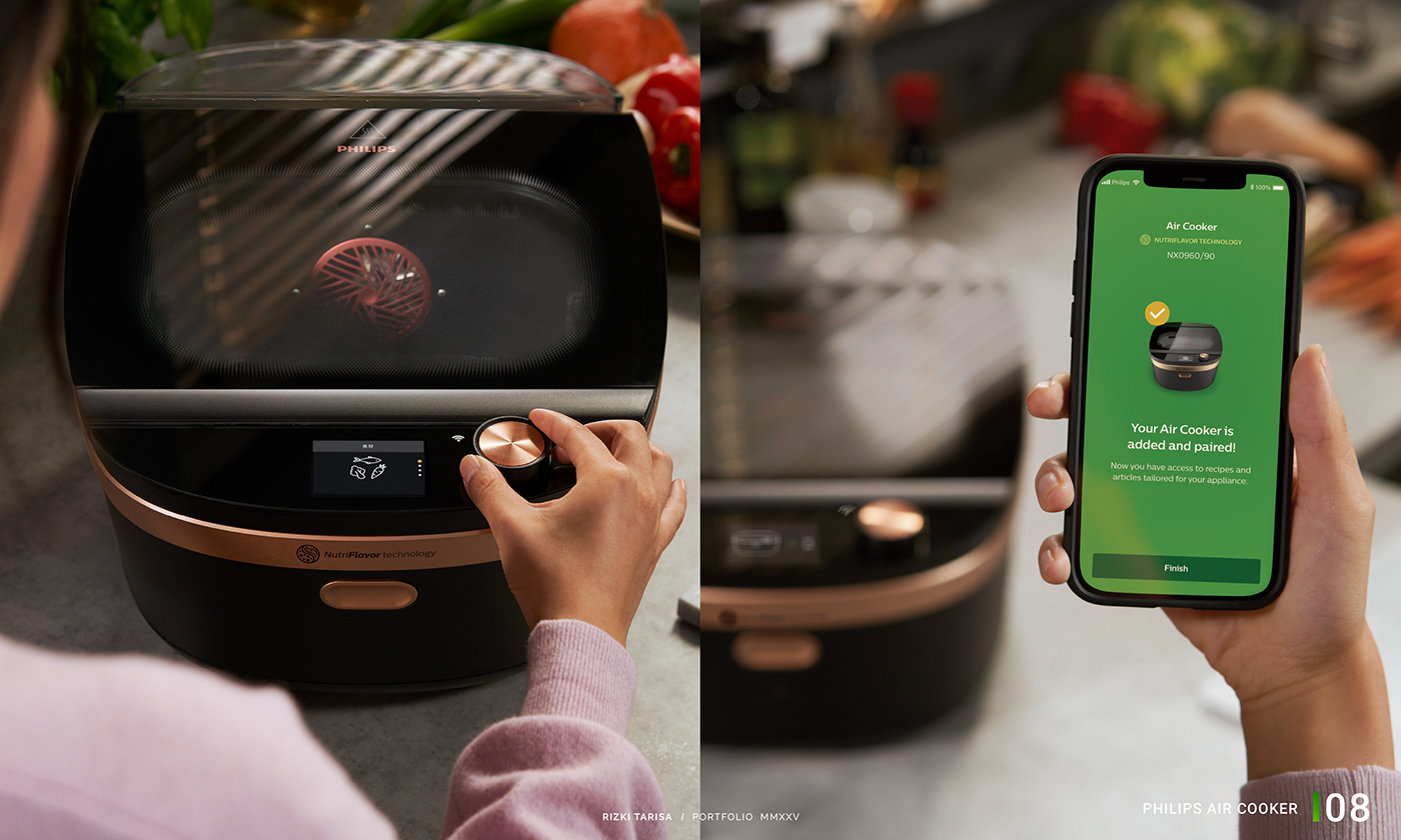 AIRCOOKER，philips，food processor，cooking，