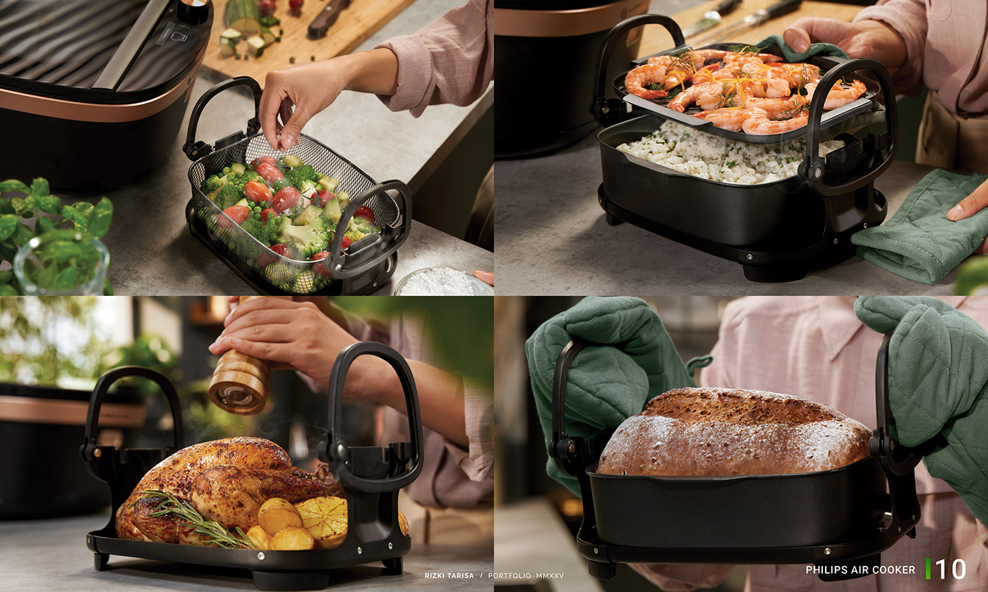 AIRCOOKER，philips，food processor，cooking，