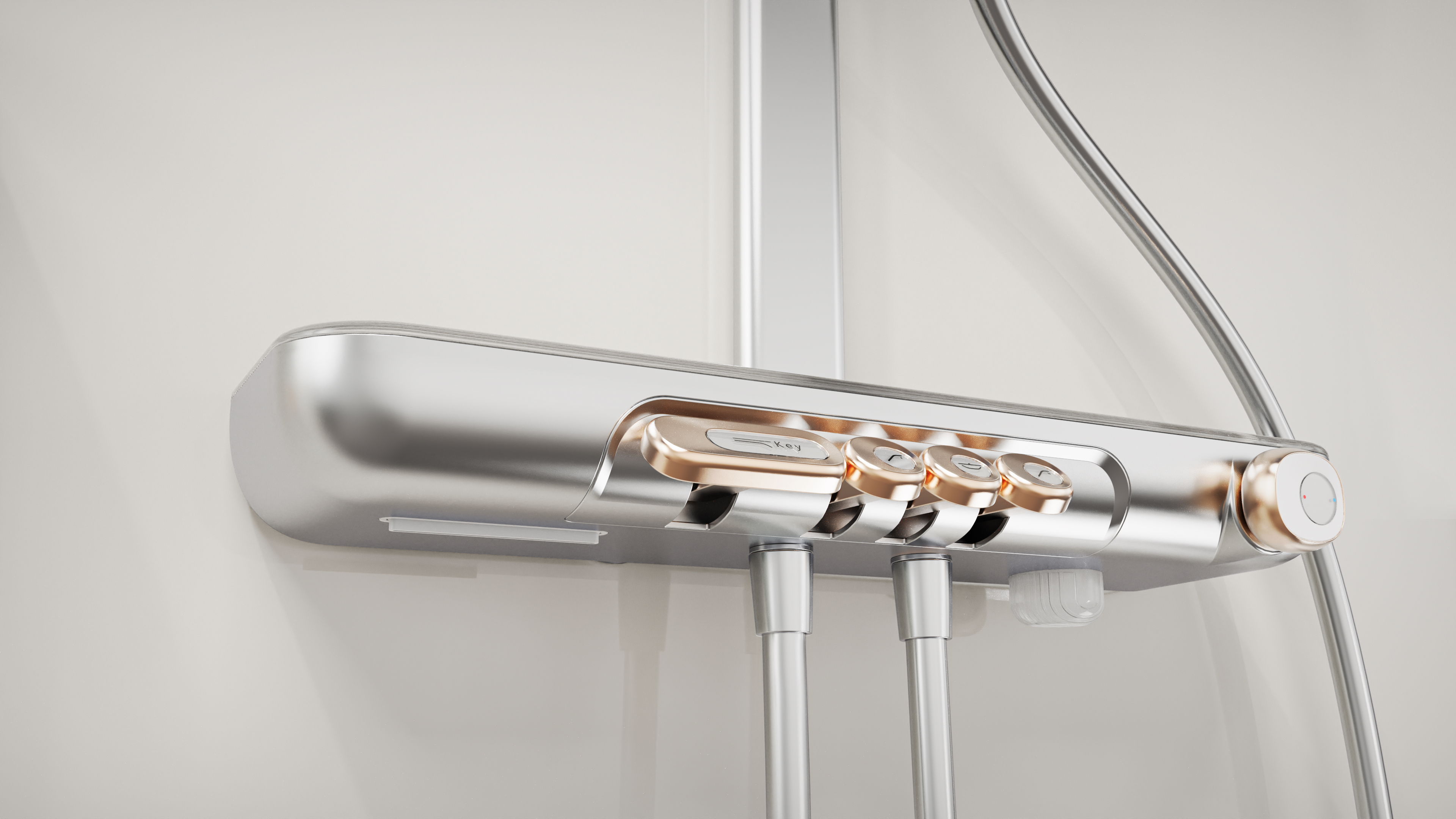 #Shower shower，# Bathroom Design，#Product design，# Design without borders，# Big shower，# interesting design，# Retro elements，# Retro Design，