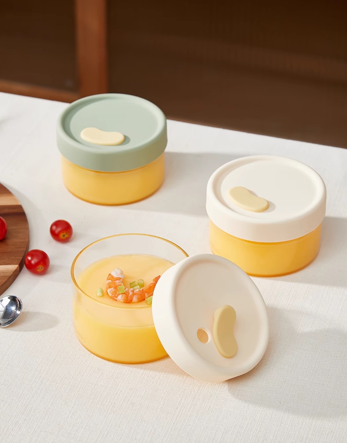 Silicone cover，seal up，Glass，Easy to clean，environment protection，