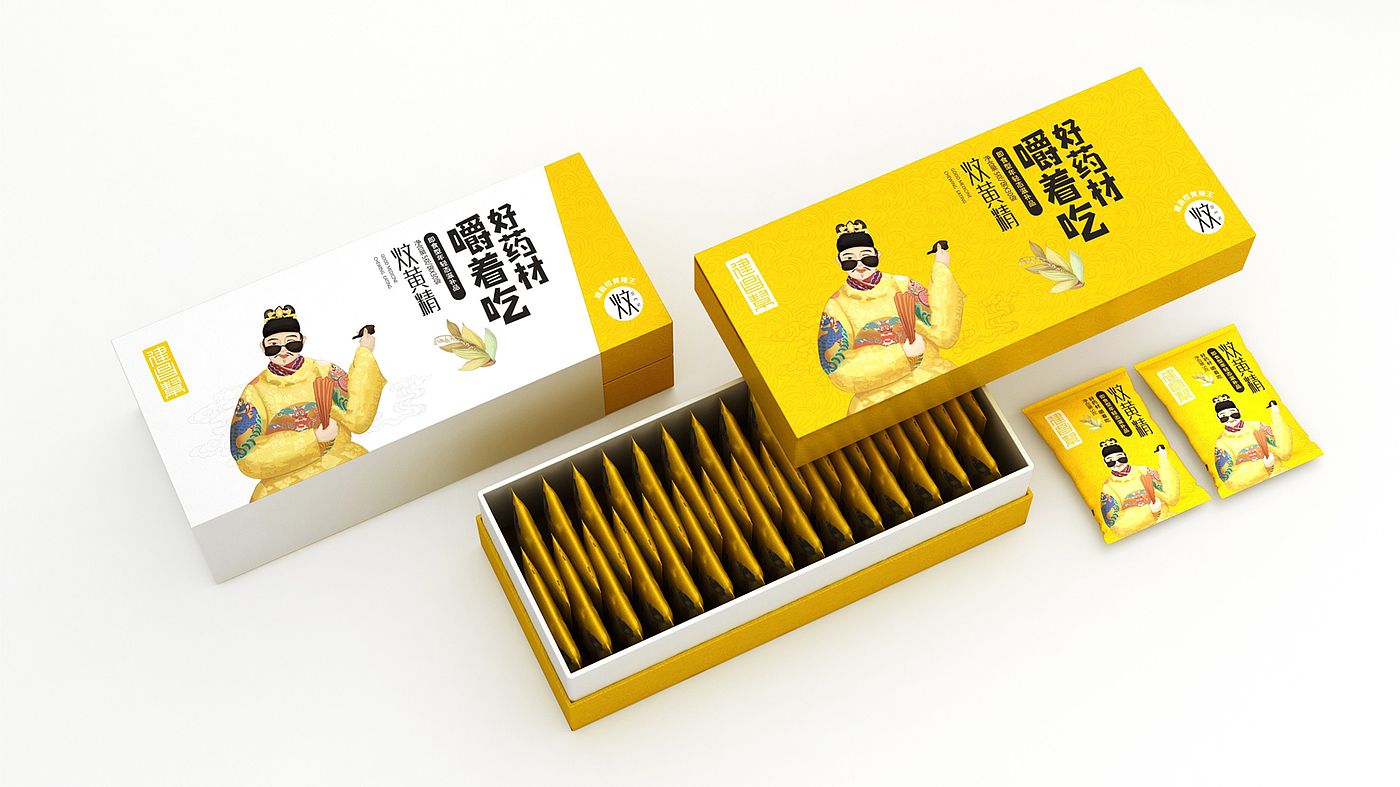 Packaging Design of Chinese Herbal Medicine Pieces，Packaging Design of Chinese Medicine Gift Box，Traditional Chinese Medicine Tonic Packaging Design，