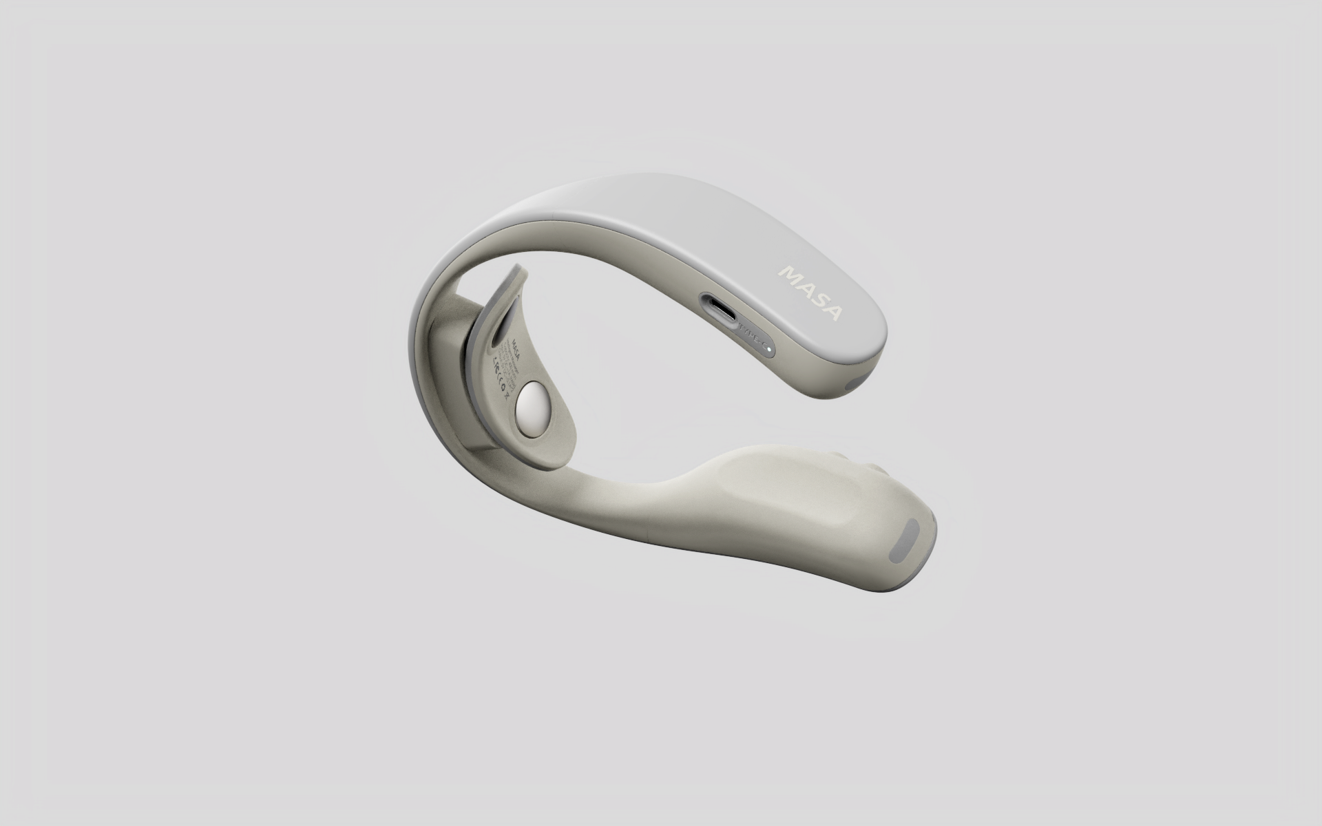 Massage apparatus，industrial design，product design，Great health，physiotherapy，artificial intelligence，wear，