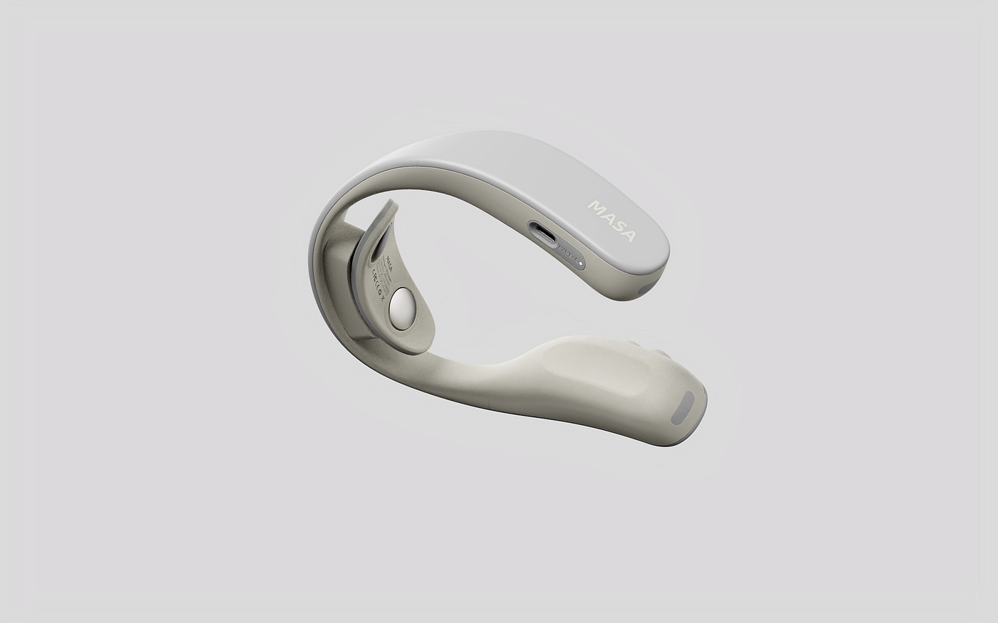 Massage apparatus，industrial design，product design，Great health，physiotherapy，artificial intelligence，wear，