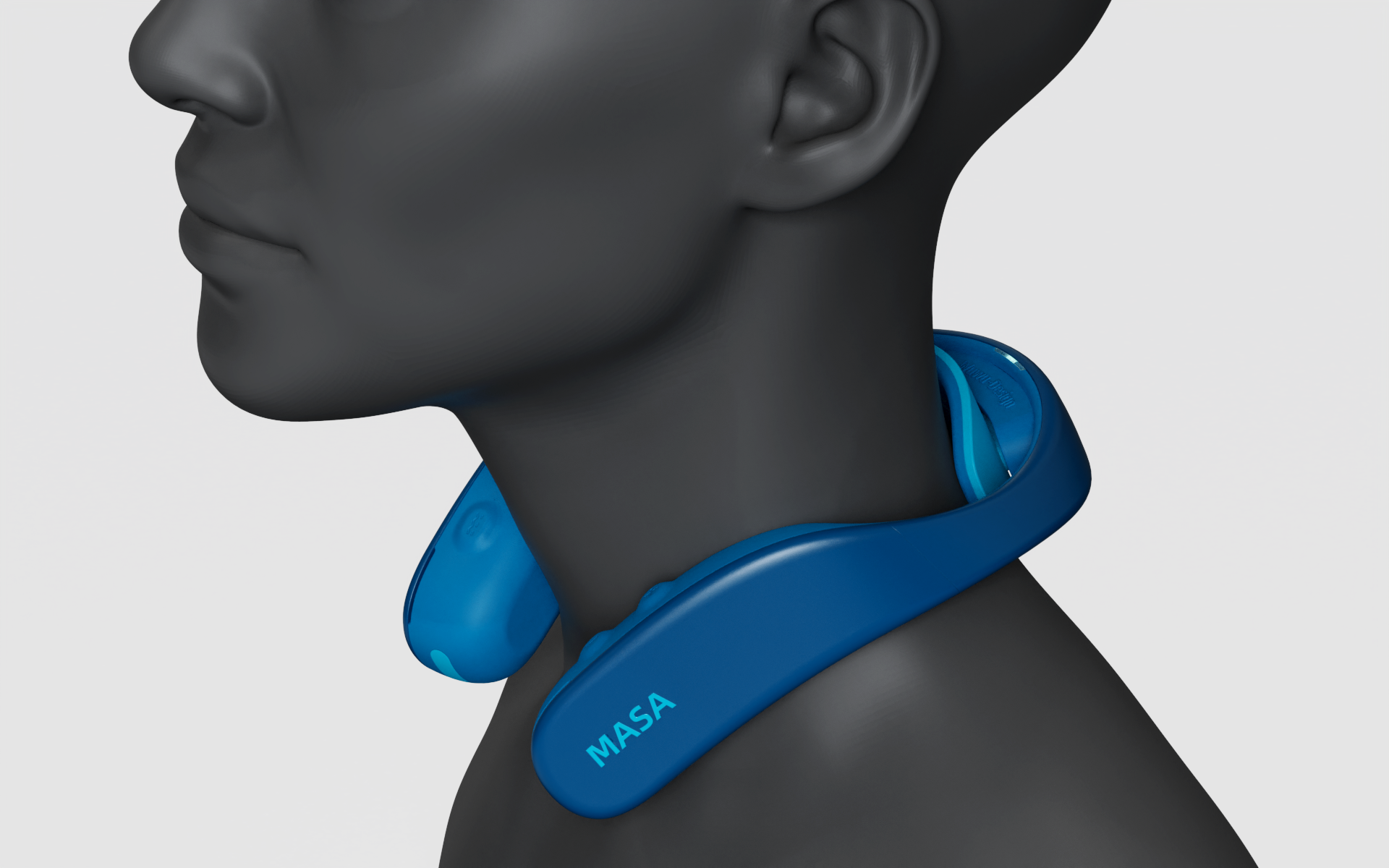 Massage apparatus，industrial design，product design，Great health，physiotherapy，artificial intelligence，wear，