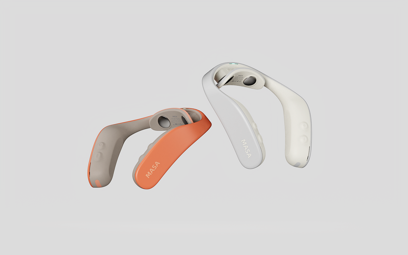 Massage apparatus，industrial design，product design，Great health，physiotherapy，artificial intelligence，wear，