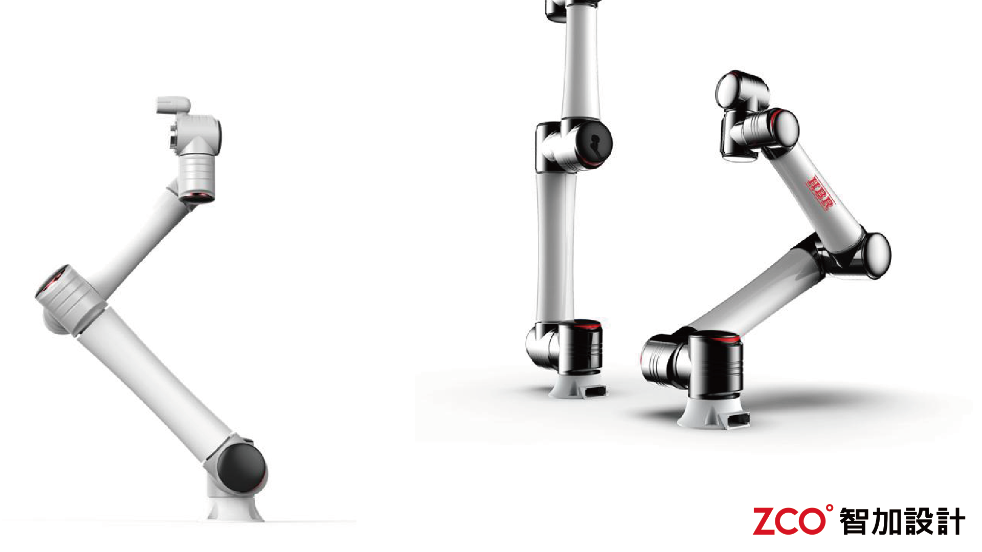 Round and smooth，Cut the package，Aesthetic design，Sense of power，Industrial robot，