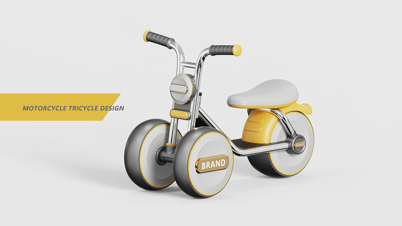 Tricycle，Children's motorcycle，product design，
