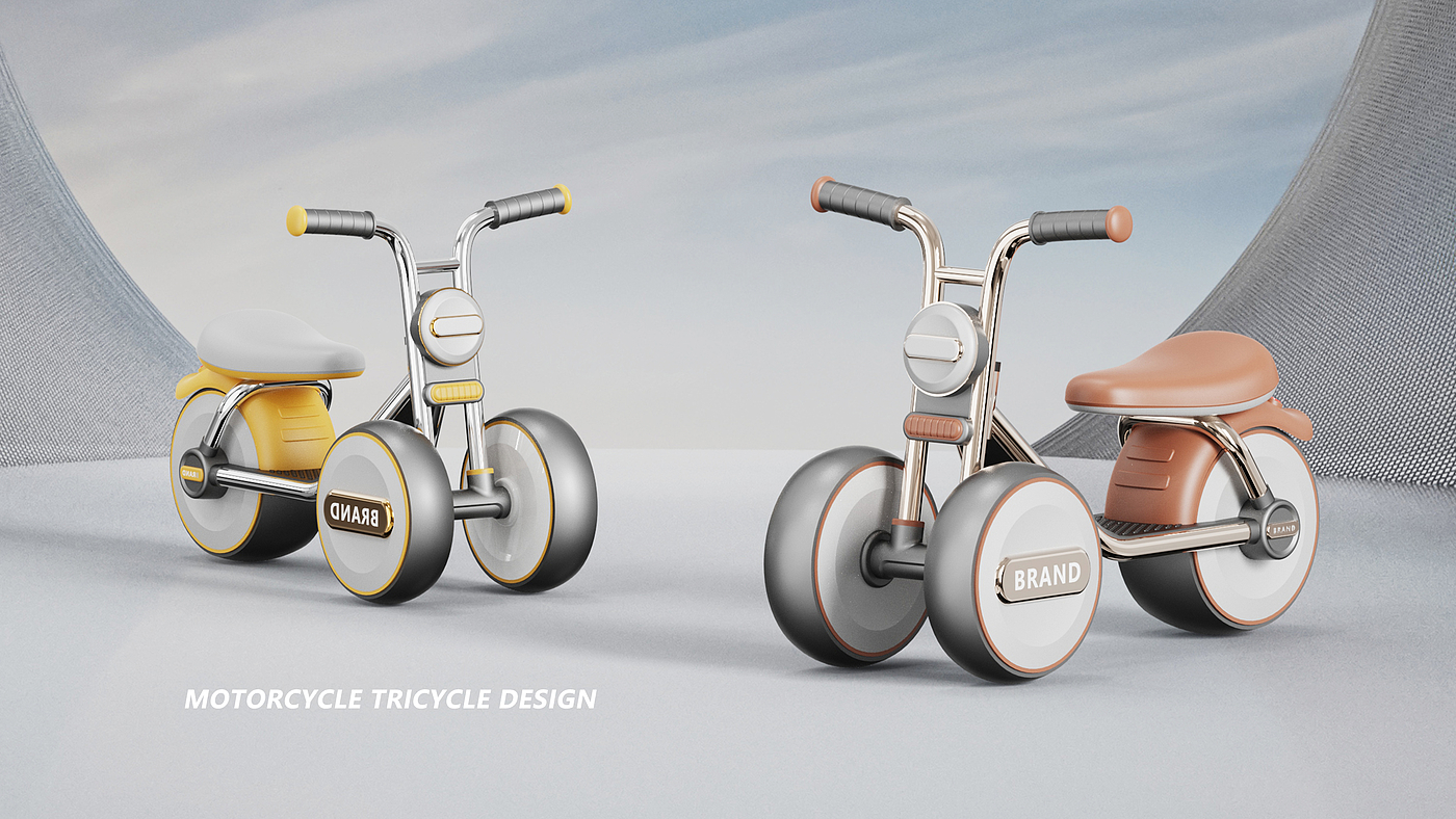 Tricycle，Children's motorcycle，product design，