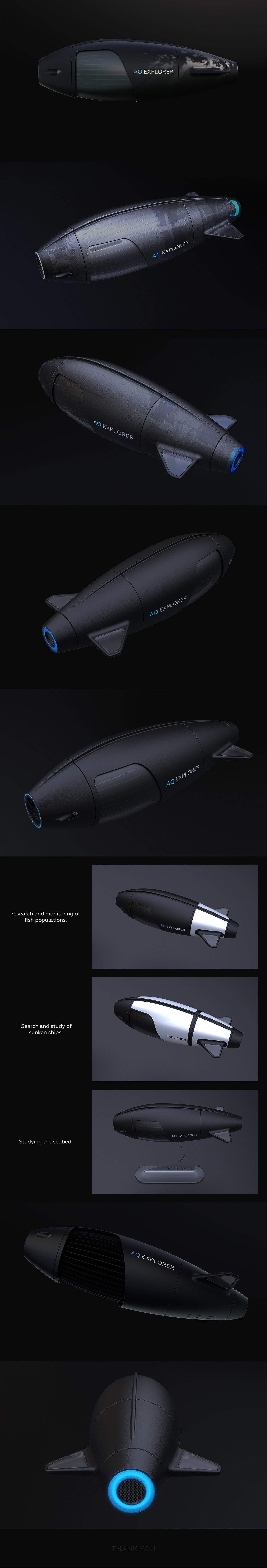 AQ EXPLORER，fish monitoring，study seabed，Submarine Collection，