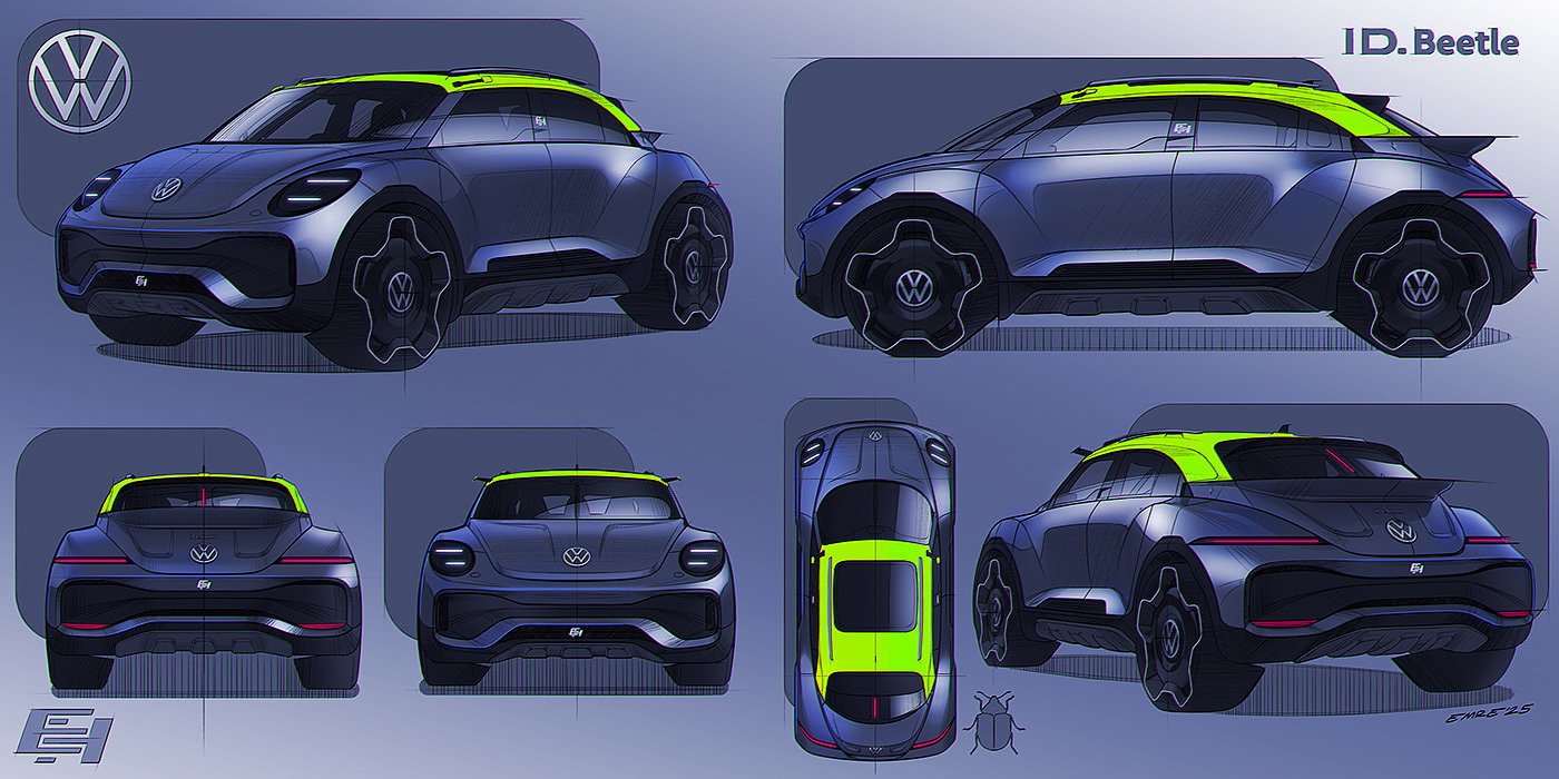 VW ID.Beetle，Electric Crossover，Sustainability，VOLKSWAGEN，The Beatles，