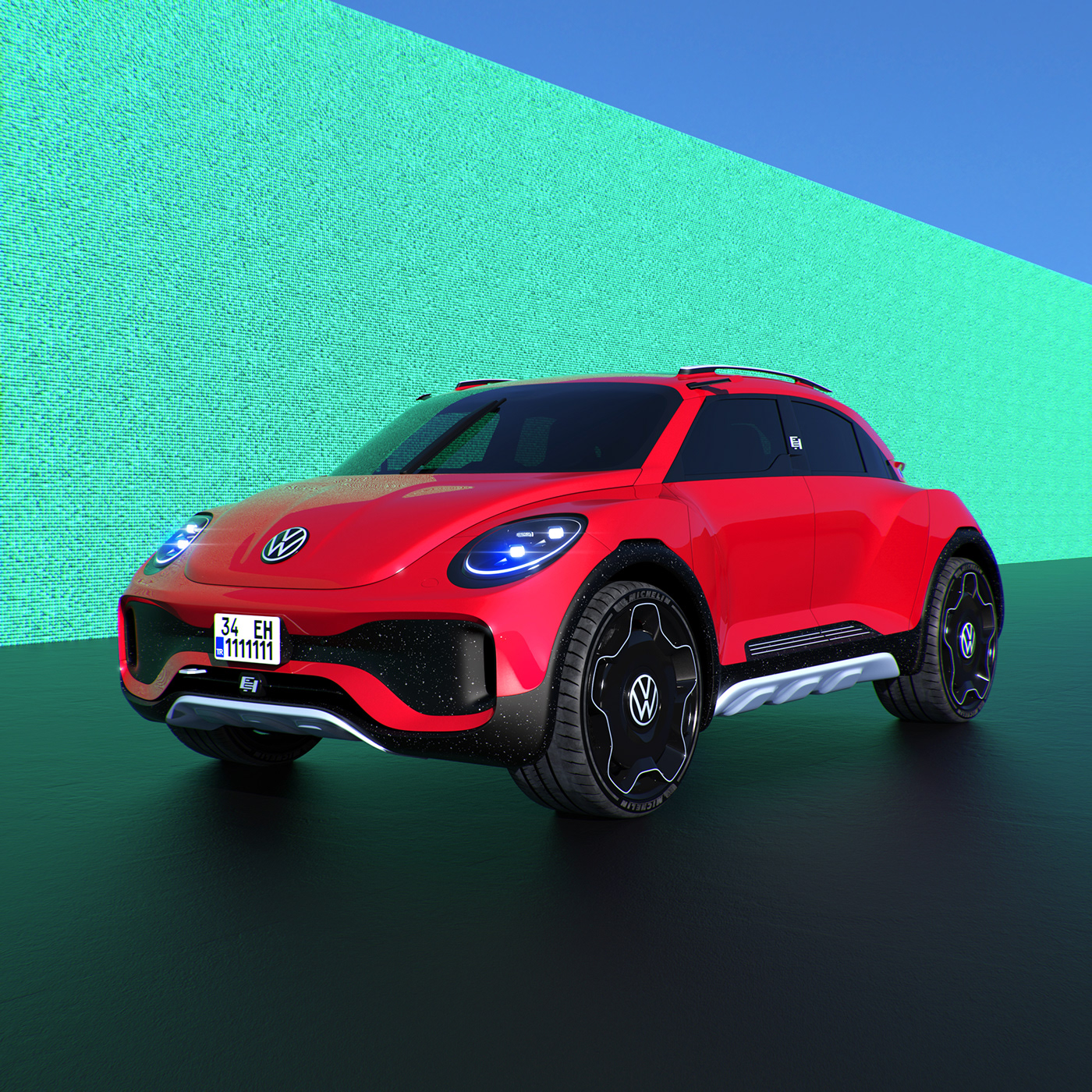 VW ID.Beetle，Electric Crossover，Sustainability，VOLKSWAGEN，The Beatles，