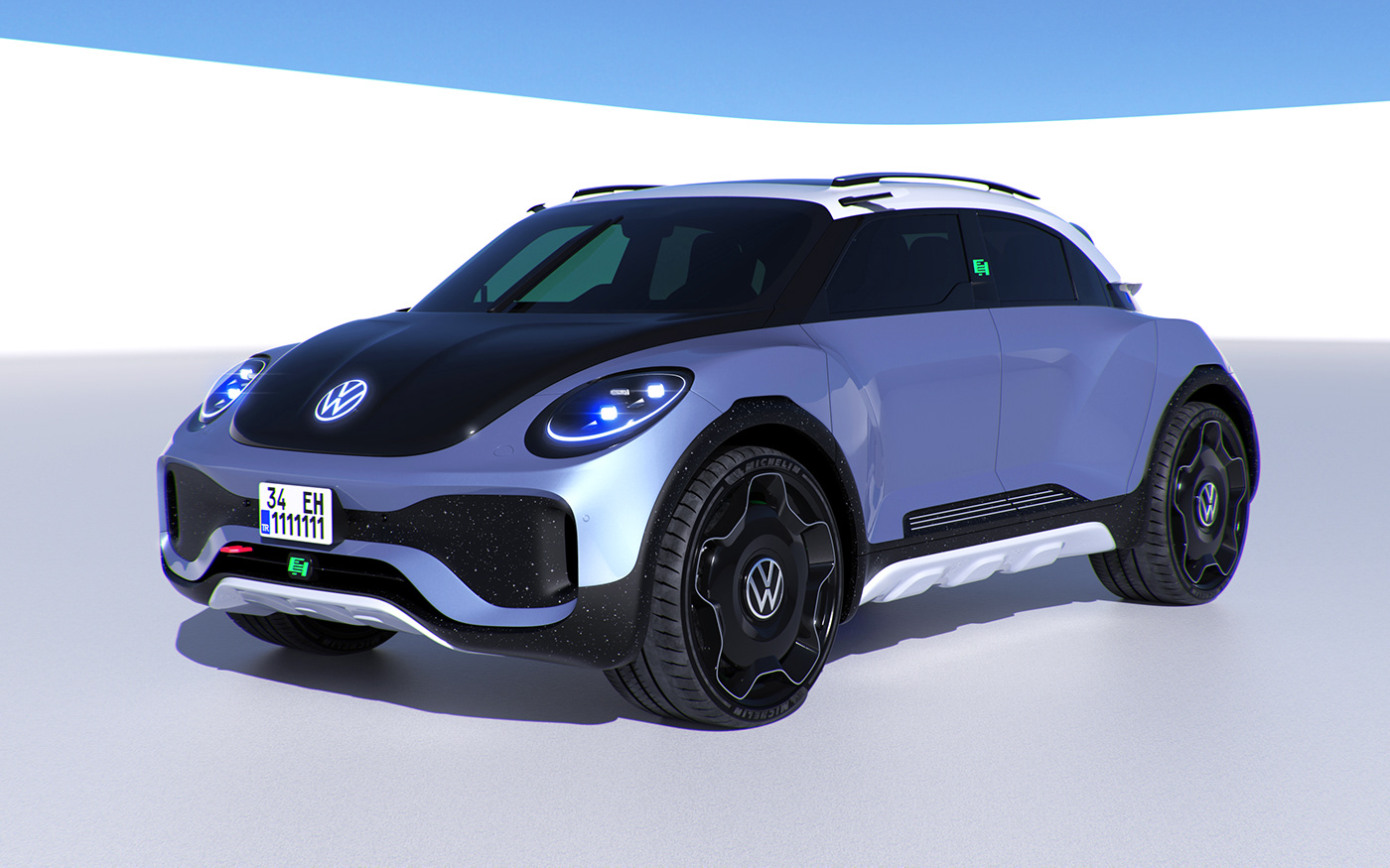 VW ID.Beetle，Electric Crossover，Sustainability，VOLKSWAGEN，The Beatles，