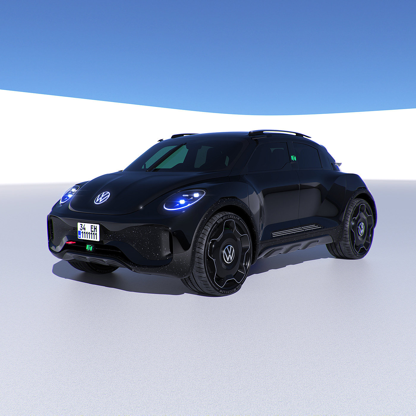 VW ID.Beetle，Electric Crossover，Sustainability，VOLKSWAGEN，The Beatles，