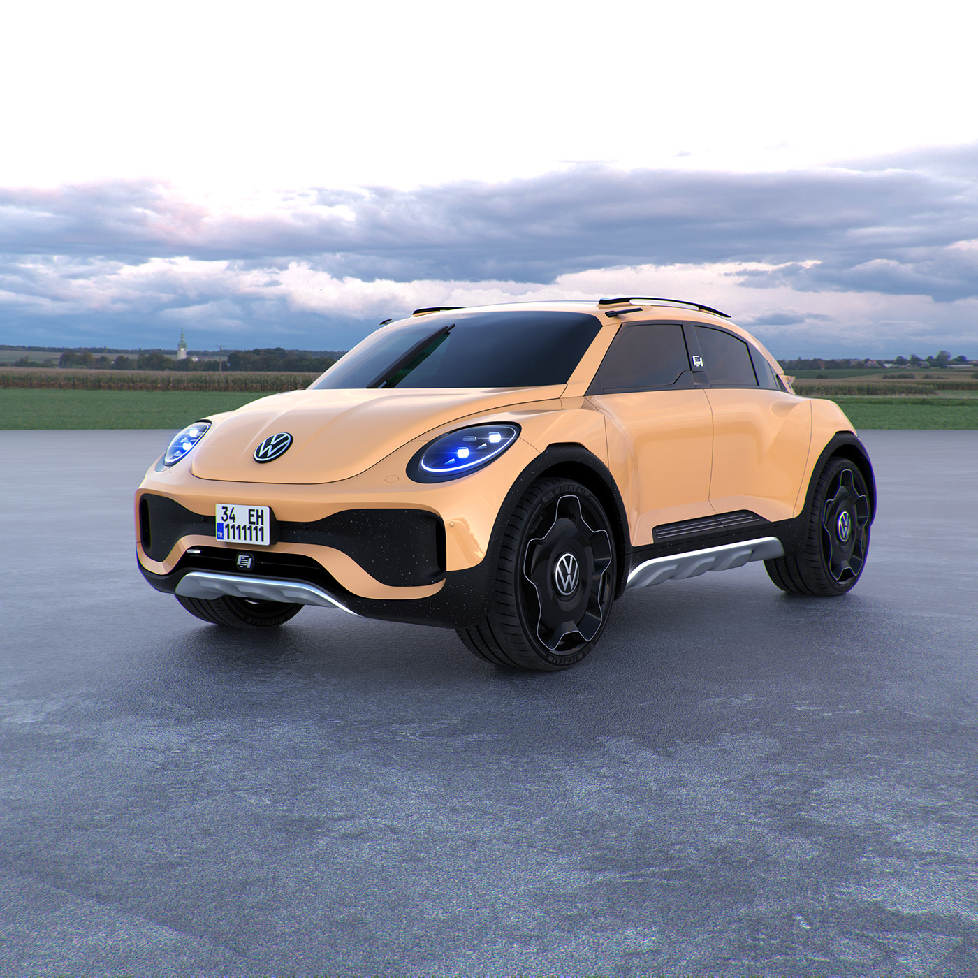 VW ID.Beetle，Electric Crossover，Sustainability，VOLKSWAGEN，The Beatles，