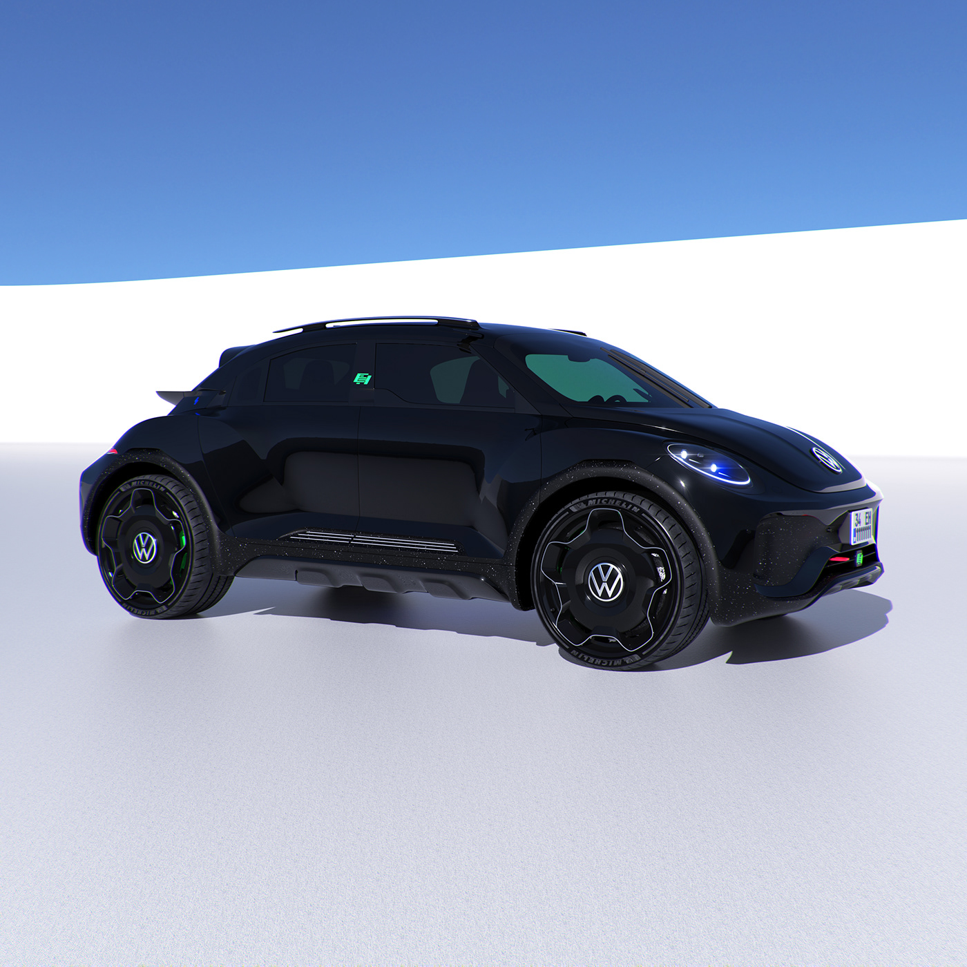 VW ID.Beetle，Electric Crossover，Sustainability，VOLKSWAGEN，The Beatles，