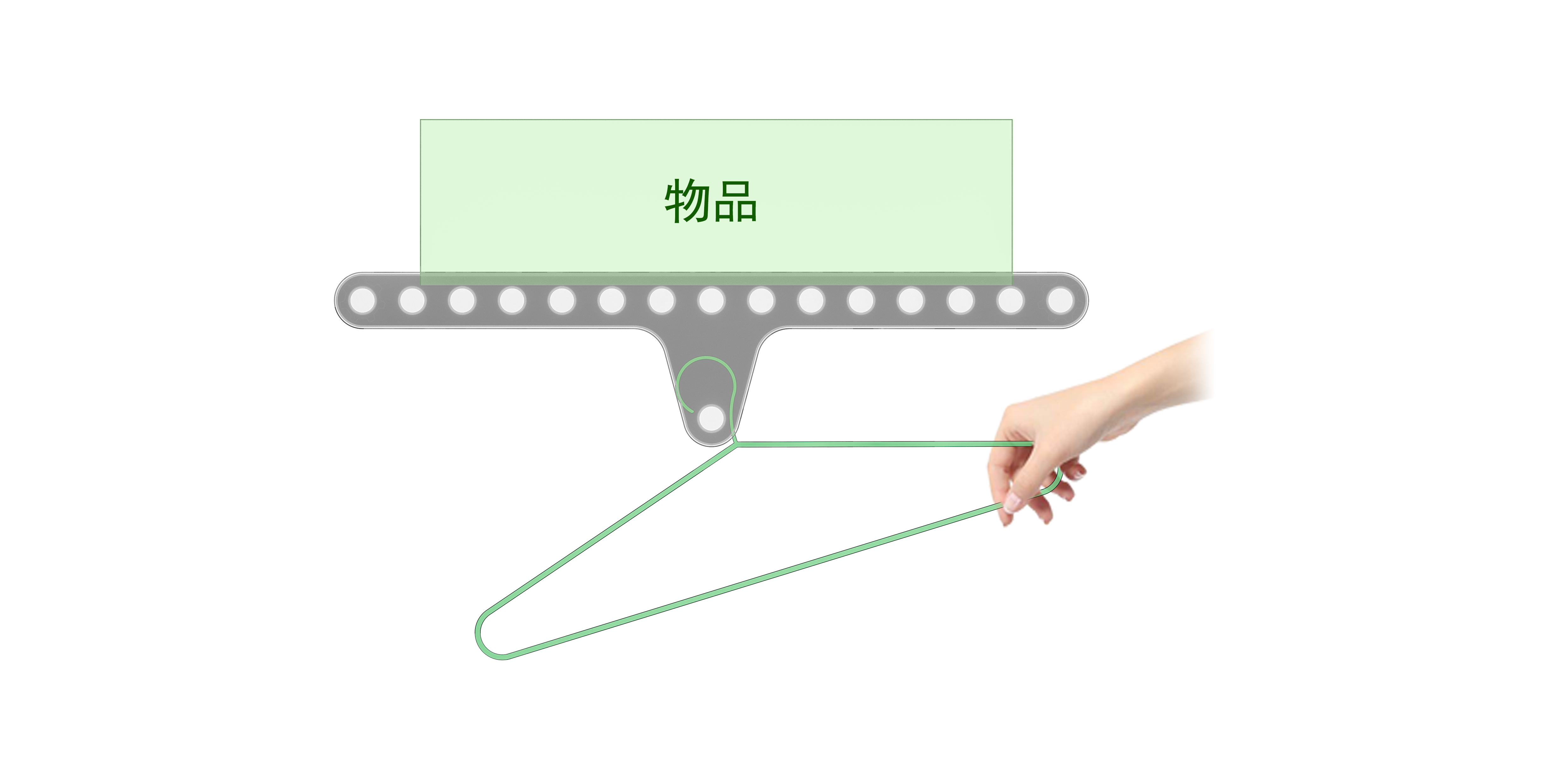 Clothes rail，Space utilization，wardrobe，Receive，Storage，Improved design，