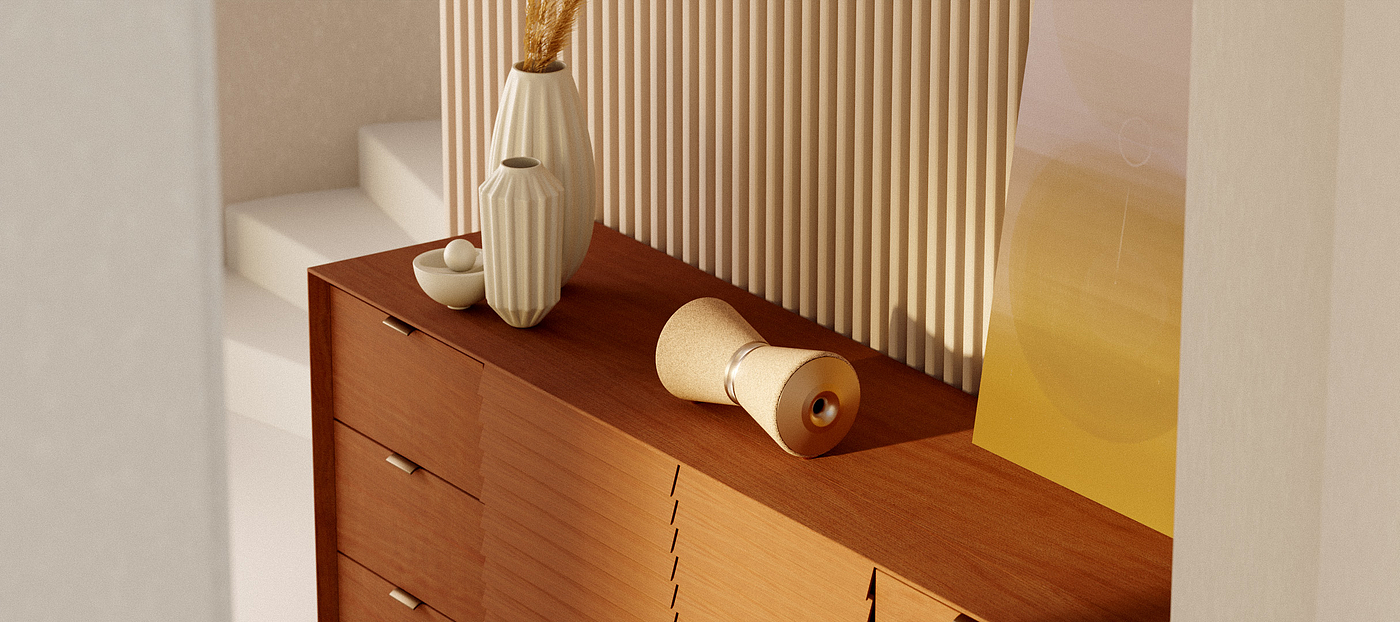 S8，Bluetooth Speaker ，Minimalist design ，Artwork，High-end equipment，