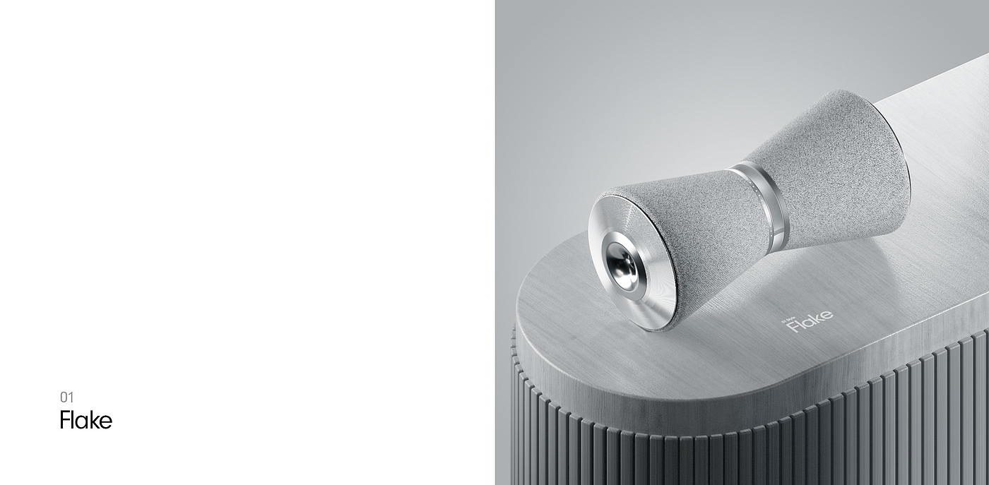S8，Bluetooth Speaker ，Minimalist design ，Artwork，High-end equipment，